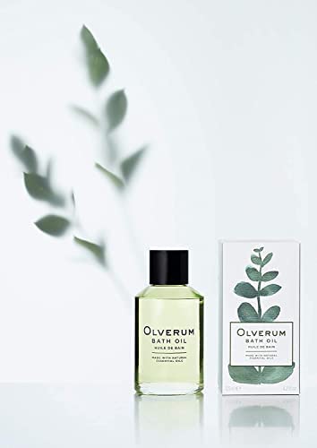 OLVERUM - Natural Bath Oil | Vegan, Cruelty-Free, Revitalizing Clean Beauty Bath Oil (4.25 fl oz | 125 ml)