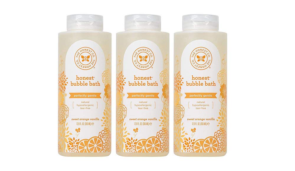 The Honest Company Bubble Bath, Sweet Orange Vanilla, 12 Ounce (3 Bottles)