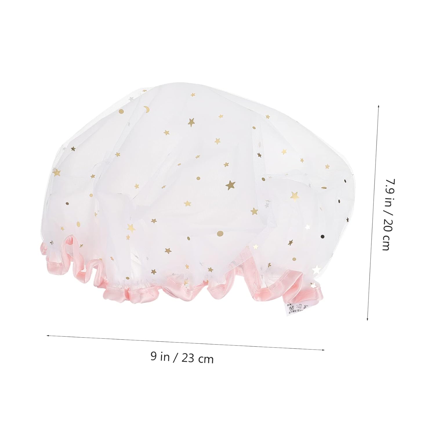 Angoily 2pcs Beauty Hat Women Spa Cap Modern Shower Cap Hair Salon Cap Elastic Bath Caps Chemo Cap Bath Accessories Hair Cap for Shower Spa Hair Caps Girl Hats Satin Hair Mask Miss Muslim