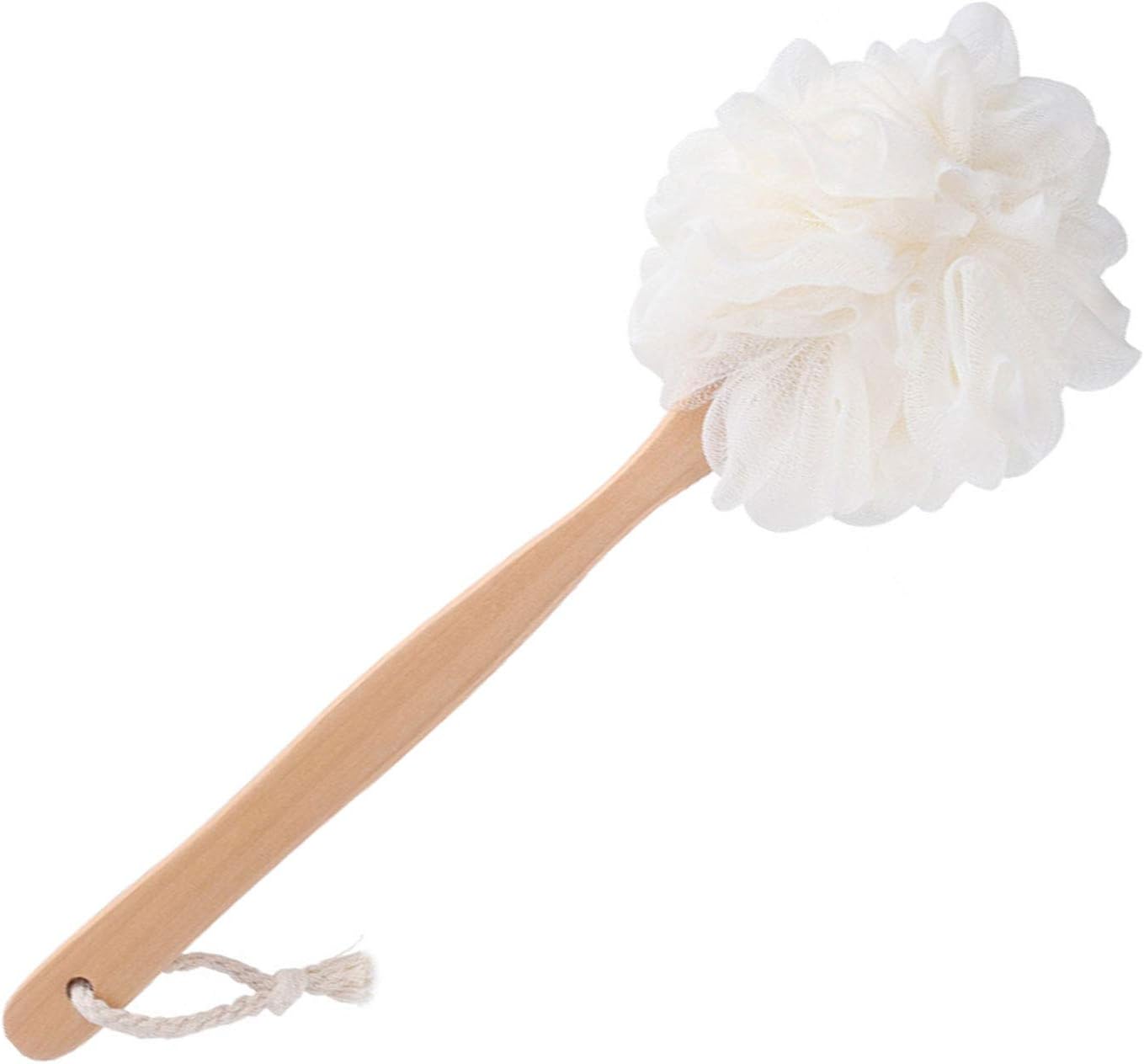 RASDDER Loofah with Handle, Loofah on a Stick, Loofah Sponge with Handle, PE Soft Mesh Luffa, Exfoliating Luffa on a Stick for Men and Women