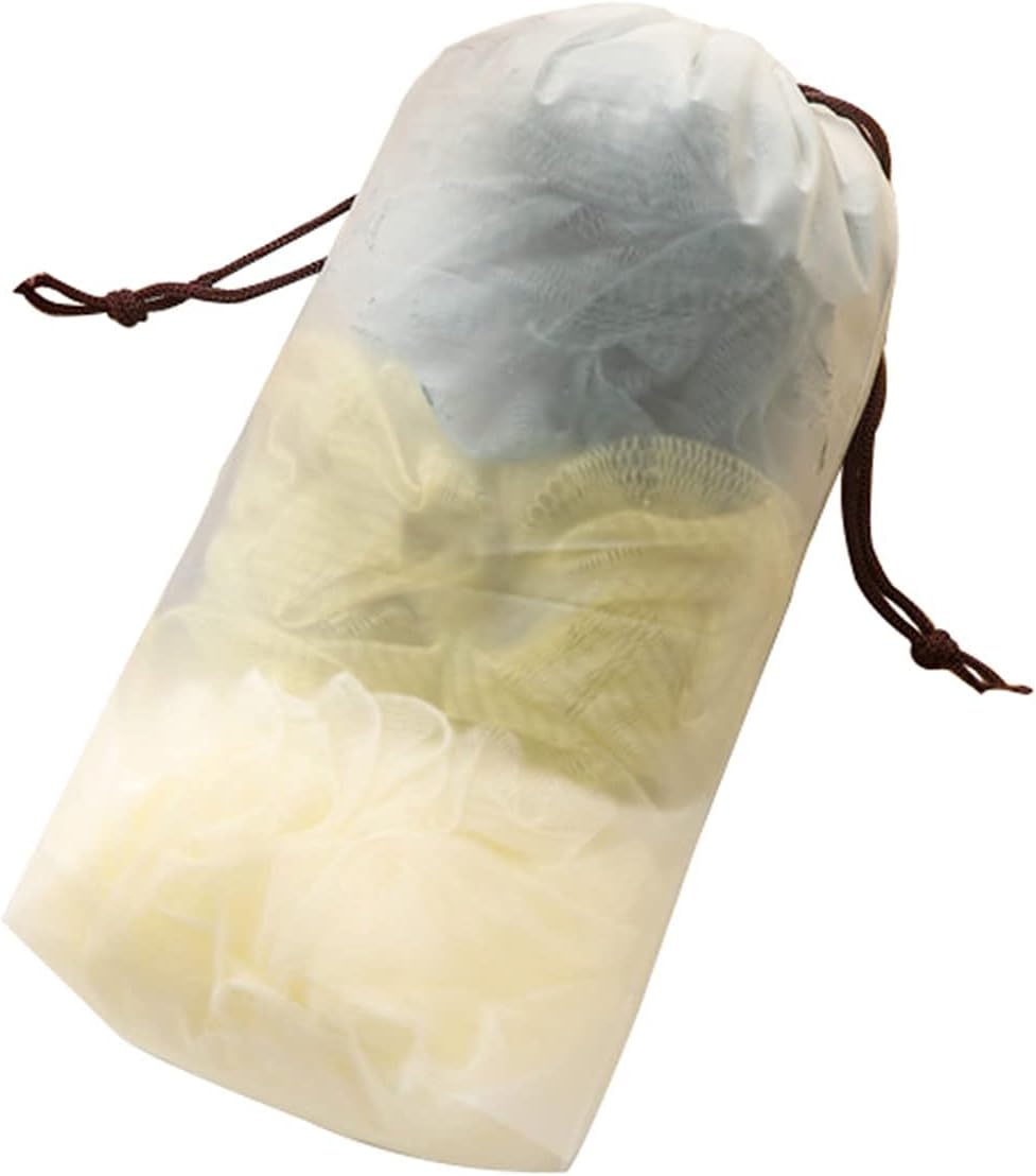 Shower Bath Loofah Sponge Shower Ball Body Scrubber Exfoliator - Set of 3