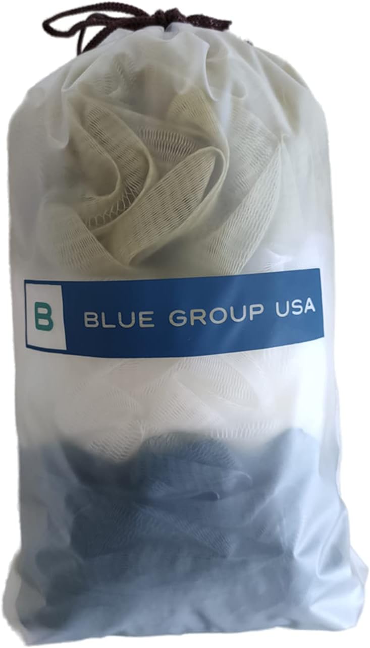 Shower Bath Loofah Sponge Shower Ball Body Scrubber Exfoliator - Set of 3