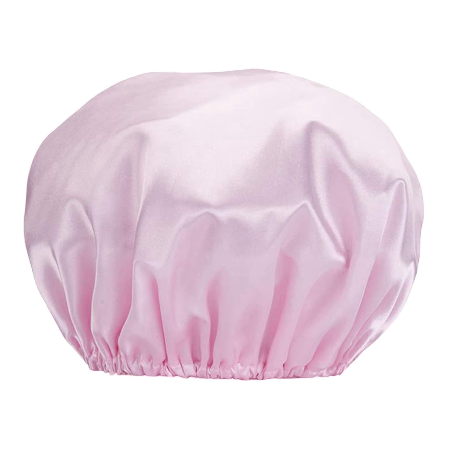 Bathing cap Bath Hair Hat Waterproof Reusable Shower Cap with Elastic Band Solid Color for Spa Salon Shower Cooking