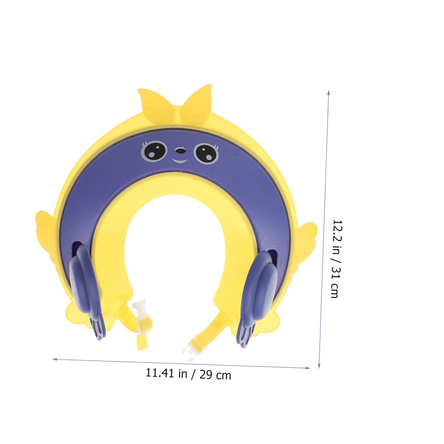 KOMBIUDA shampoo cap baby shower hat baby bath head protectors baby shampoo guard baby head wash cap protections bath caps infant shower cap baby crown bath products toddler child plastic