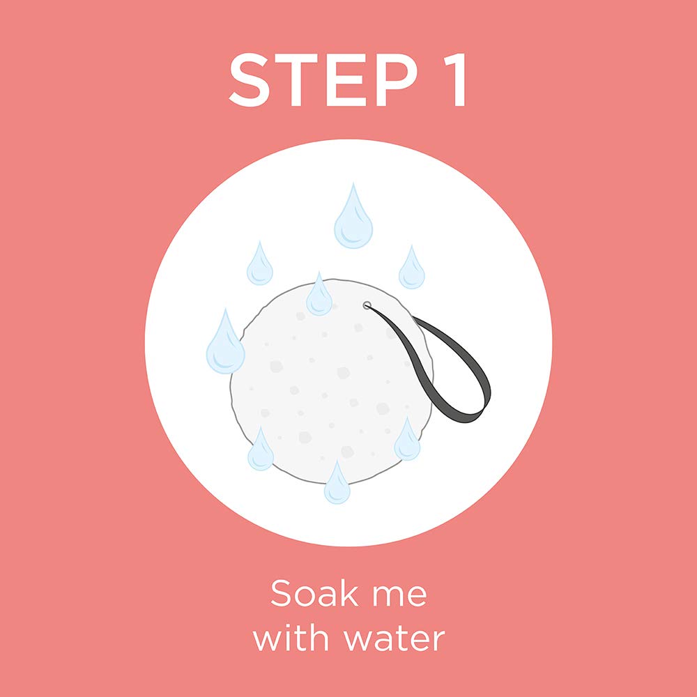 SPONGELLÉ Wild Flower Body Wash Infused Buffer, Honey Blossom