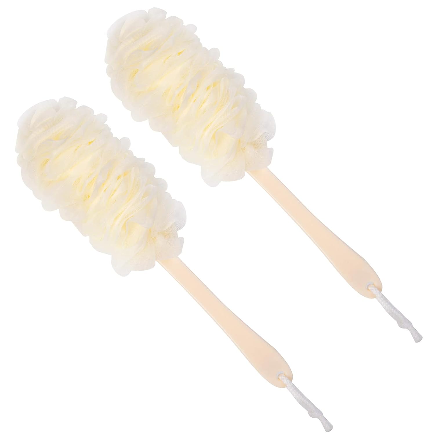 Arswin Back Scrubber for Shower, Loofah Long Handle Bath Body Brush, Soft Nylon Mesh Sponge On a Stick for Shower Men Women Kids Elderly, Exfoliating Scrub Cleaning Luffa for All Kinds of Skin(Blue)