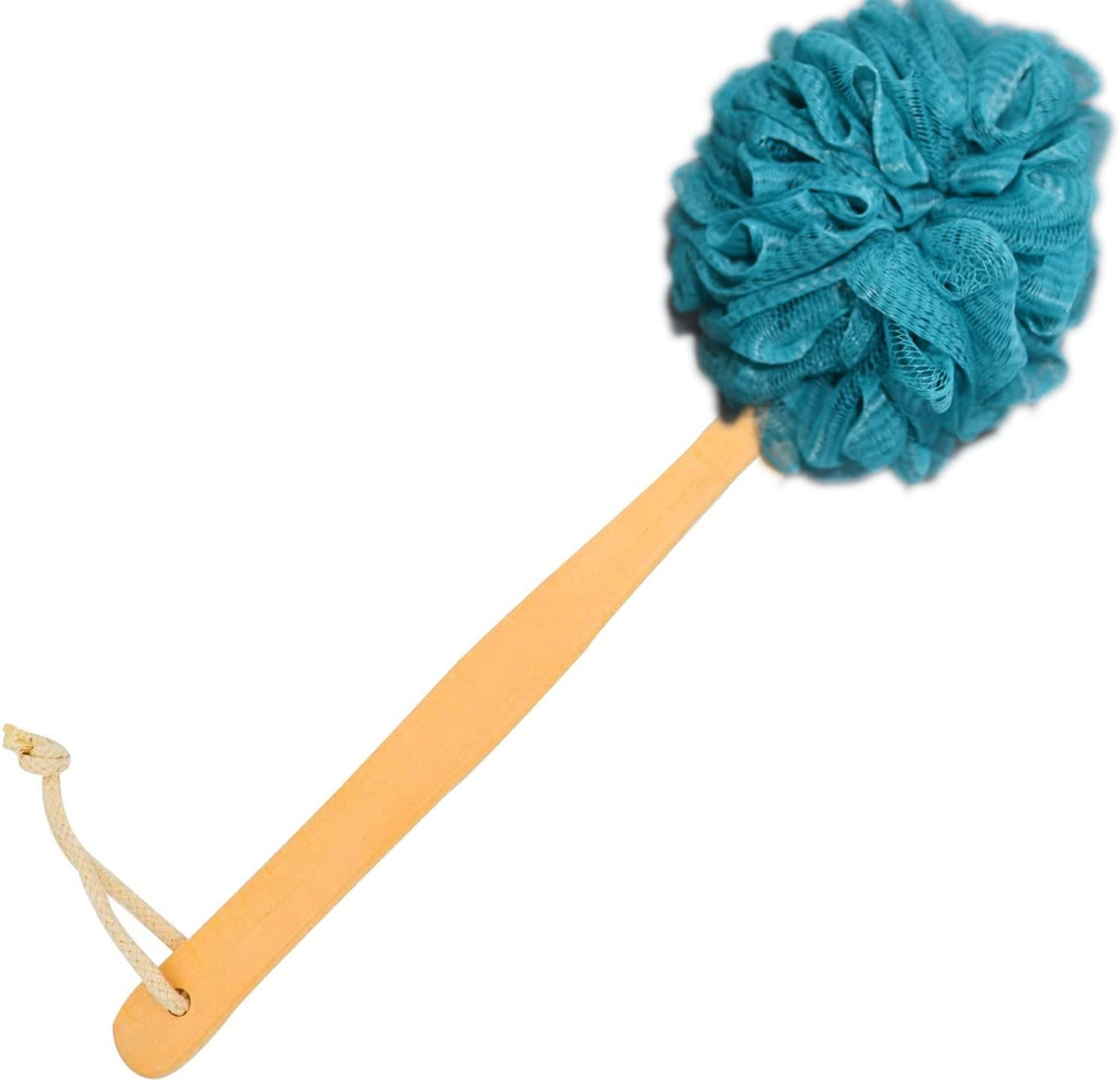 RASDDER Loofah with Handle, Loofah on a Stick, Loofah Sponge with Handle, PE Soft Mesh Luffa, Exfoliating Luffa on a Stick for Men and Women