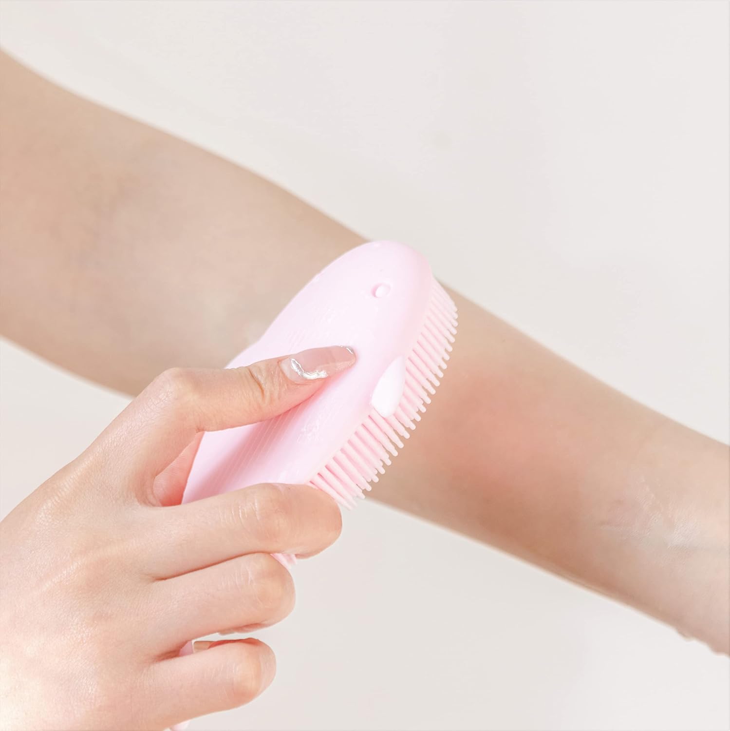 Premium Sensory Brush for Kids or Autism,Soft Silicone Body Scrubber,2 in 1 Sensory Room Occupational Therapy Sensory Brushes,Silicone Loofah,Pets Shower Brush Bath Brush Shampoo Brush(Whale-Teal)