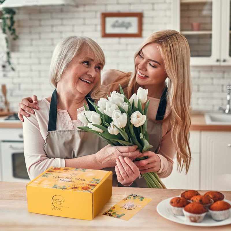 Piruon 13 Pcs Self Care and Birthday Gift box for Women - Valentines Spa Gift Set with Bath Care and Relaxing Gifts for Women - Mom, Wife - Tumbler, Scented Candle, Bath Bomb ,Soap,Hair Brush,Bracelet