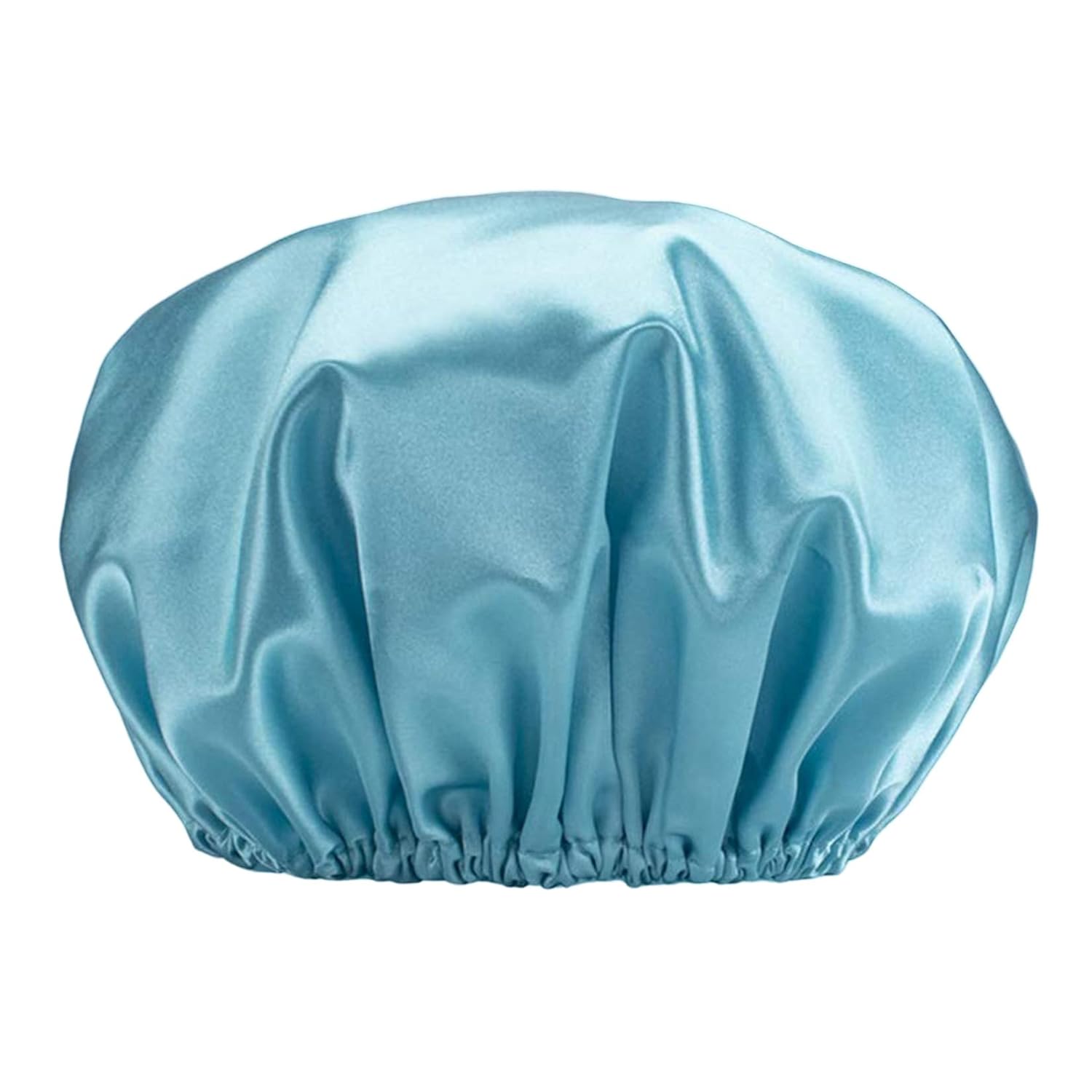 Bathing cap Bath Hair Hat Waterproof Reusable Shower Cap with Elastic Band Solid Color for Spa Salon Shower Cooking