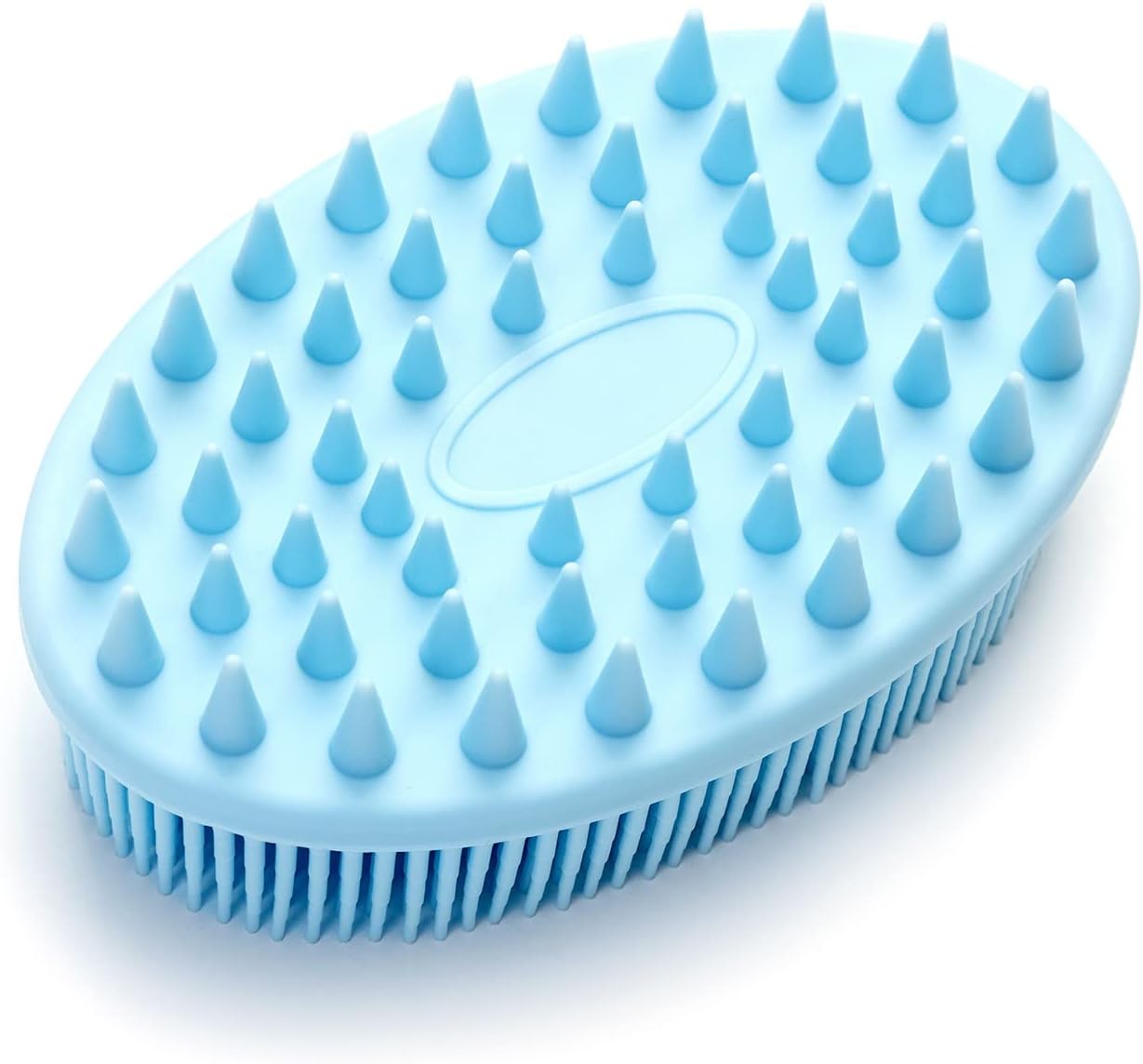 Premium Sensory Brush for Kids or Autism,Soft Silicone Body Scrubber,2 in 1 Sensory Room Occupational Therapy Sensory Brushes,Silicone Loofah,Pets Shower Brush Bath Brush Shampoo Brush(Whale-Teal)