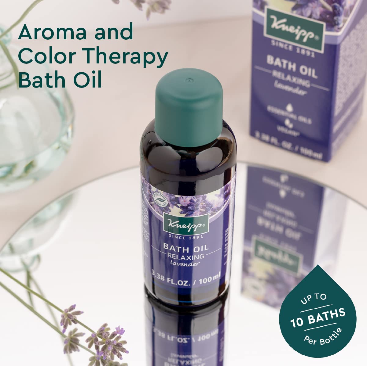 Kneipp Herbal Bath Oil Argan and Marula Beauty Secret, 3.38 Fl Oz