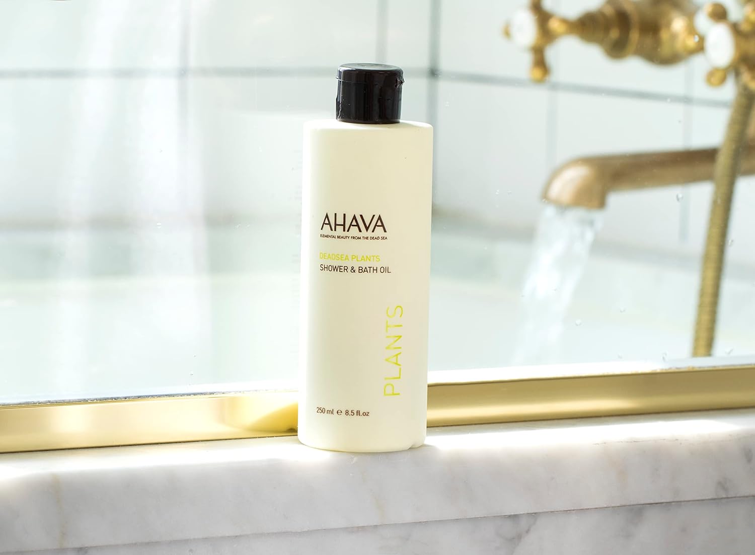 AHAVA DeadSea Plants Shower and Bath Oil, 8.5 Fl Oz