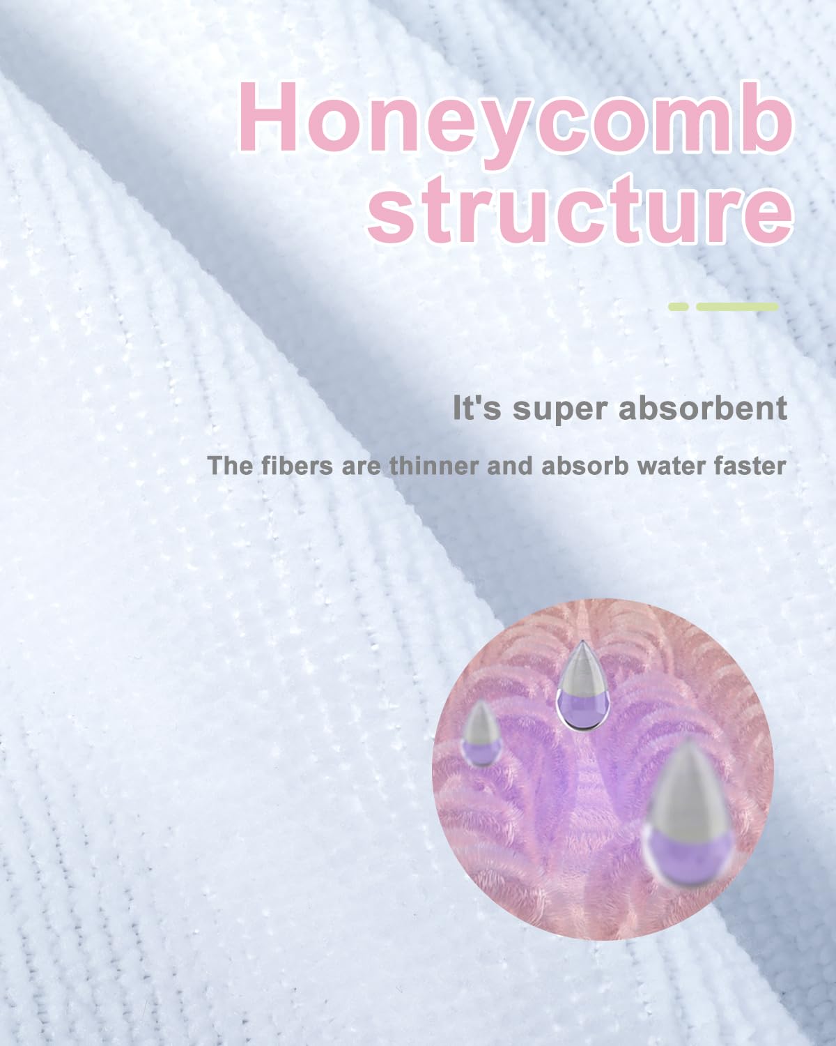 Aquior Shower Cap,Terry Cloth Lined Shower Cap for Women Reusable, Triple Layer Waterproof Bath Cap, Extra Large for Women Long Hair