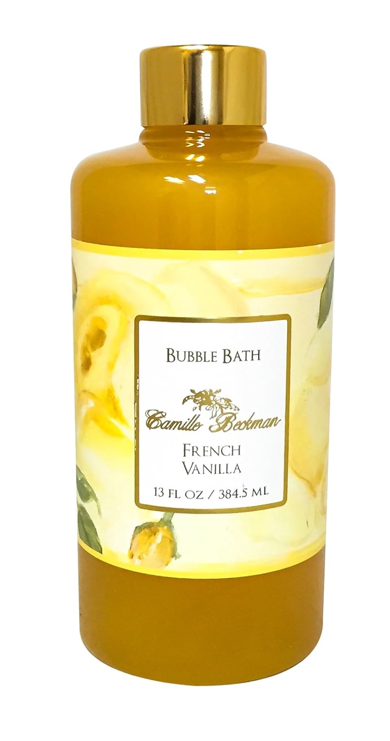 Camille Beckman Bubble Bath, French Vanilla, 13 Ounce