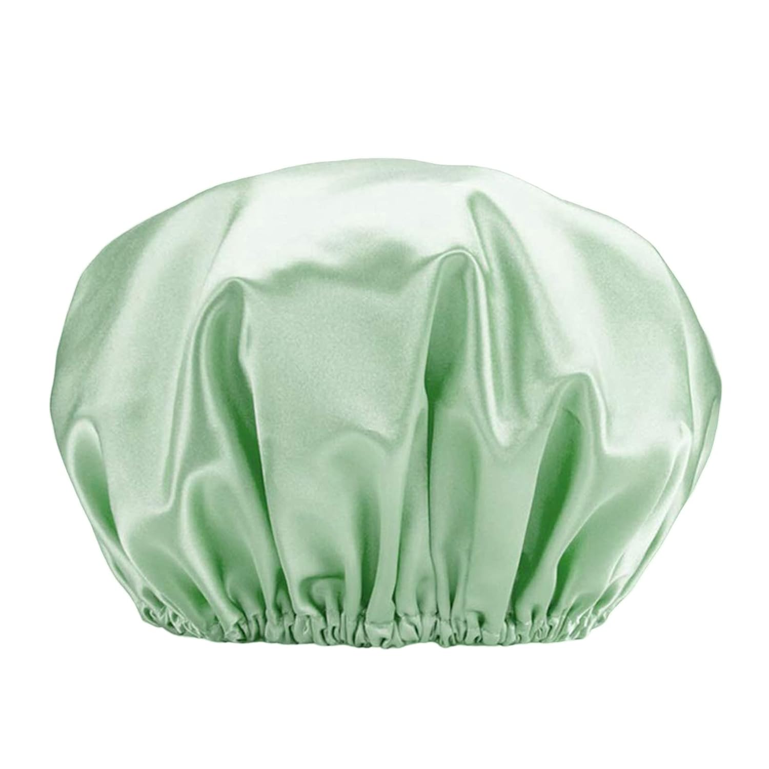 Bathing cap Bath Hair Hat Waterproof Reusable Shower Cap with Elastic Band Solid Color for Spa Salon Shower Cooking