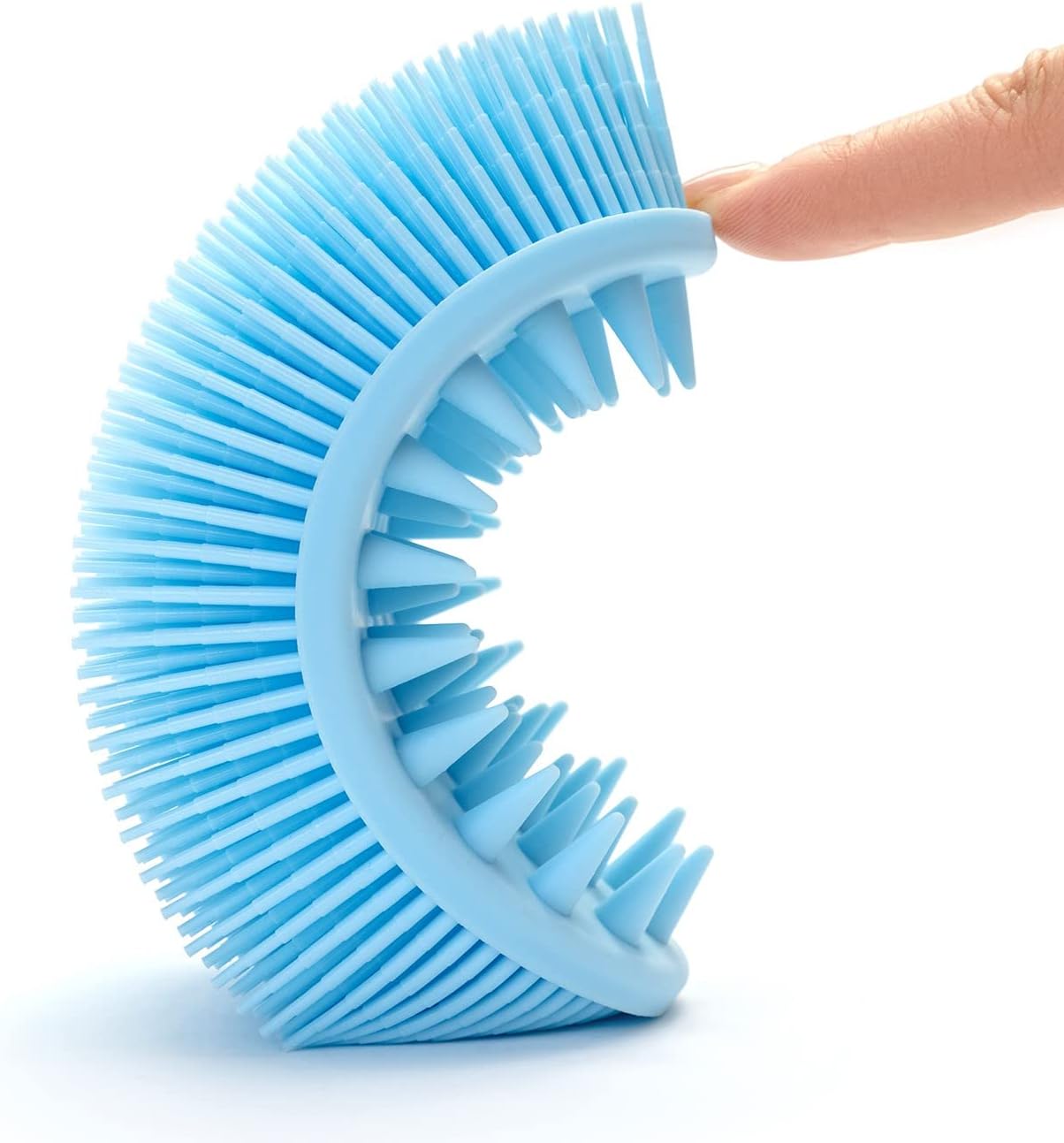 Premium Sensory Brush for Kids or Autism,Soft Silicone Body Scrubber,2 in 1 Sensory Room Occupational Therapy Sensory Brushes,Silicone Loofah,Pets Shower Brush Bath Brush Shampoo Brush(Whale-Teal)