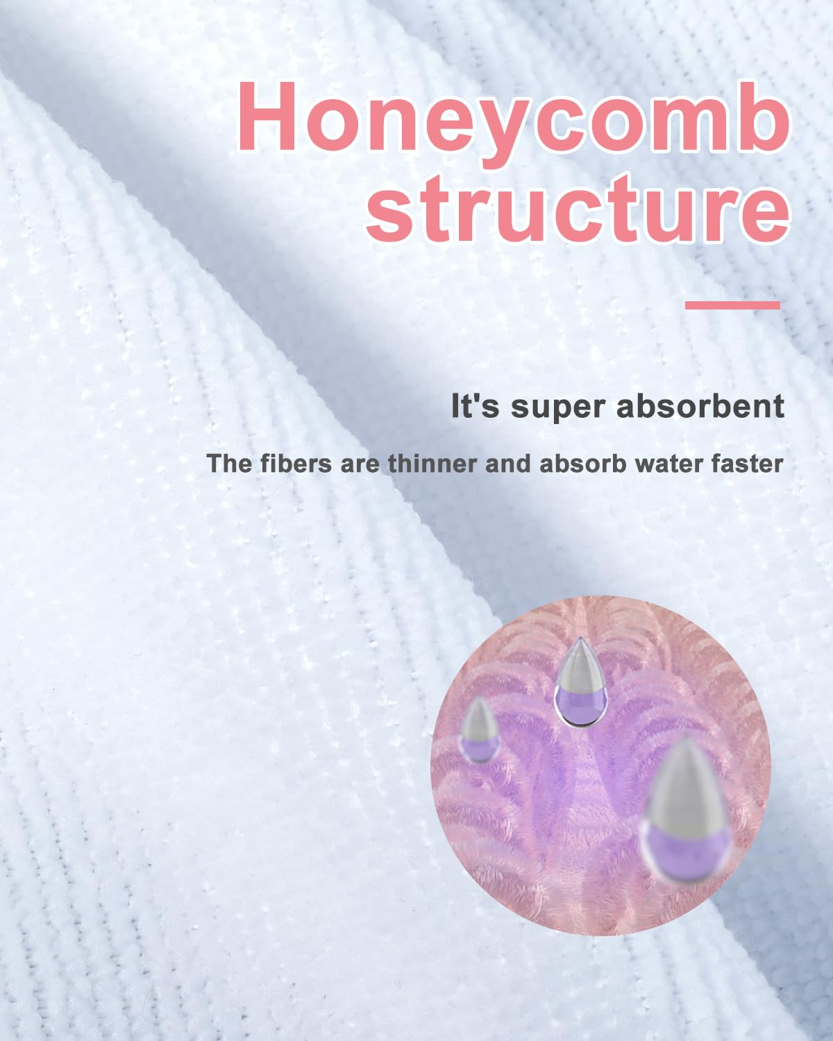 Aquior Shower Cap,Terry Cloth Lined Shower Cap for Women Reusable, Triple Layer Waterproof Bath Cap, Extra Large for Women Long Hair