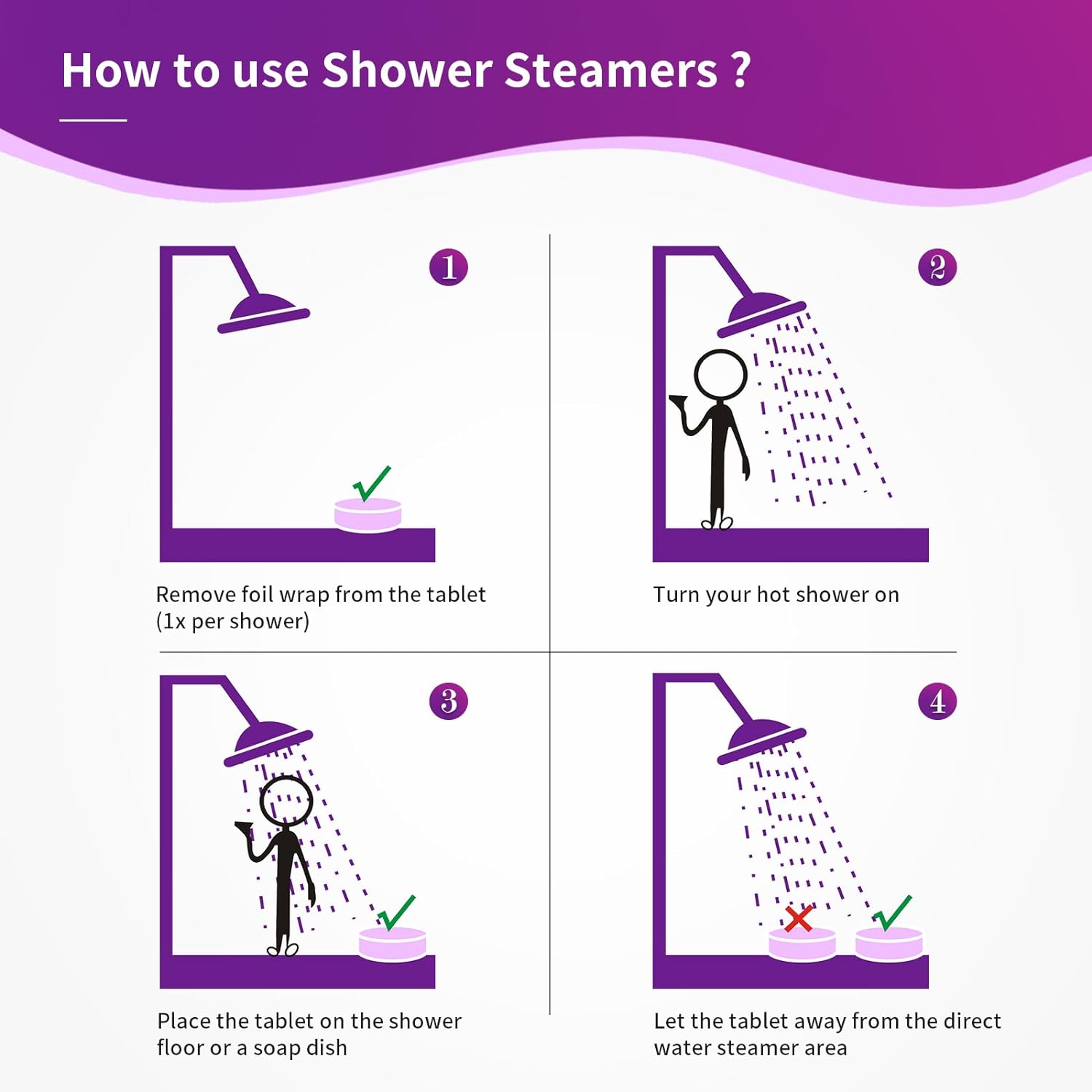 MR MIRYE Shower Steamers Aromatherapy for Women or Men, Organic with Chamomile Rose Lavender Mint Watermelon Eucalyptus Essential Oil, 18-Pack Shower Bombs Birthday Gift