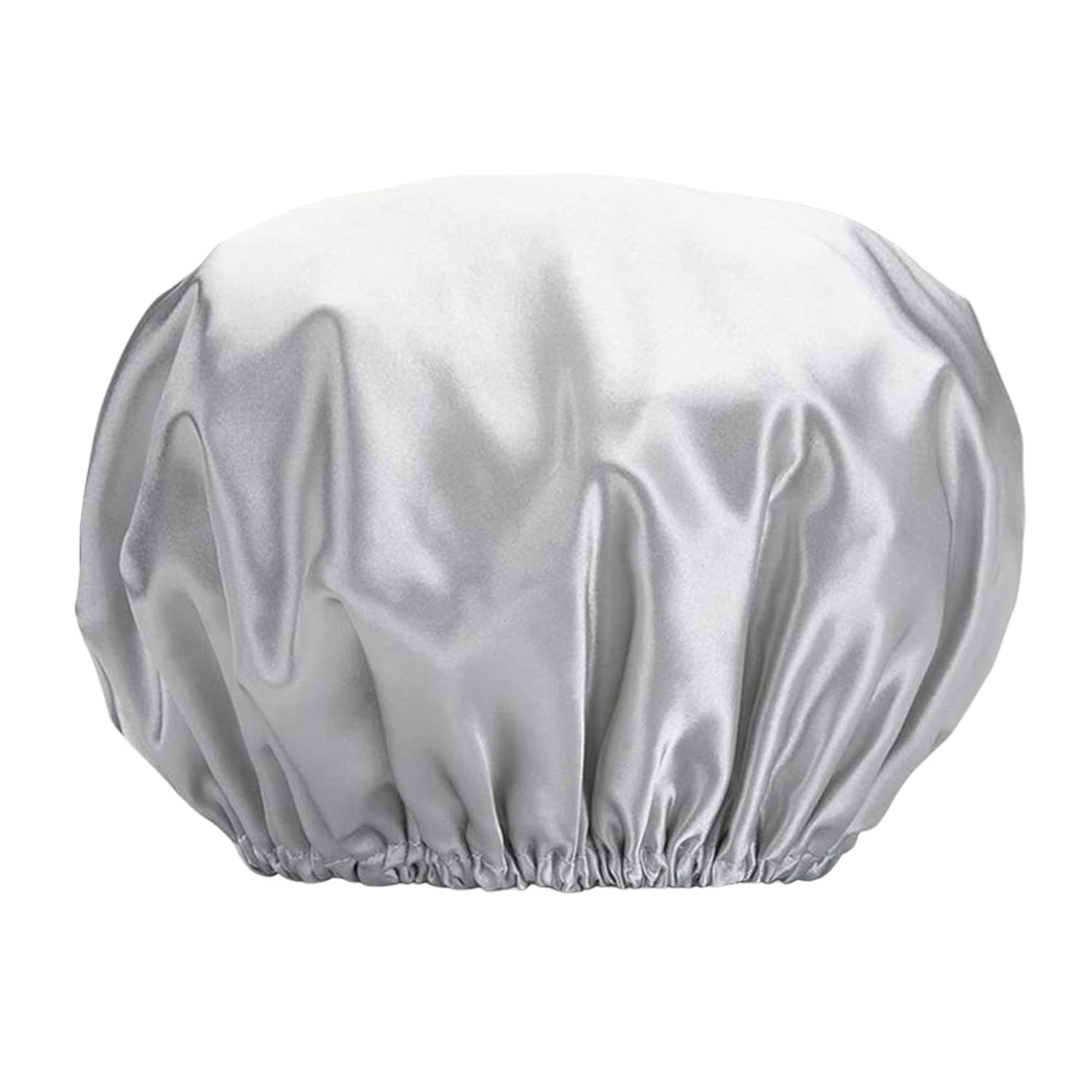 Bathing cap Bath Hair Hat Waterproof Reusable Shower Cap with Elastic Band Solid Color for Spa Salon Shower Cooking