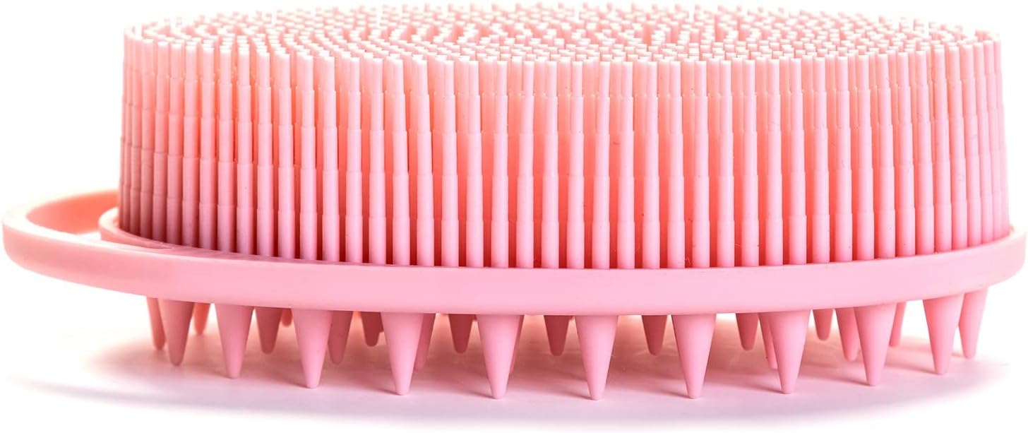 Premium Sensory Brush for Kids or Autism,Soft Silicone Body Scrubber,2 in 1 Sensory Room Occupational Therapy Sensory Brushes,Silicone Loofah,Pets Shower Brush Bath Brush Shampoo Brush(Whale-Teal)