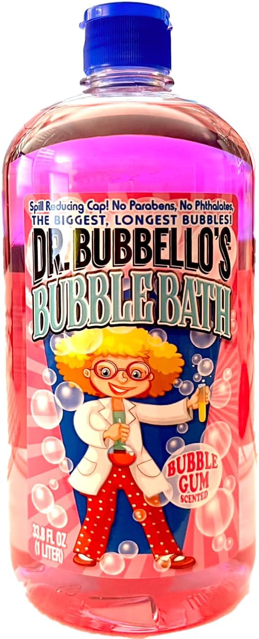 Dr. Bubbello's, Bubble Bath, Bubble Gum Scented, 33.8 oz, Cruelty Feee