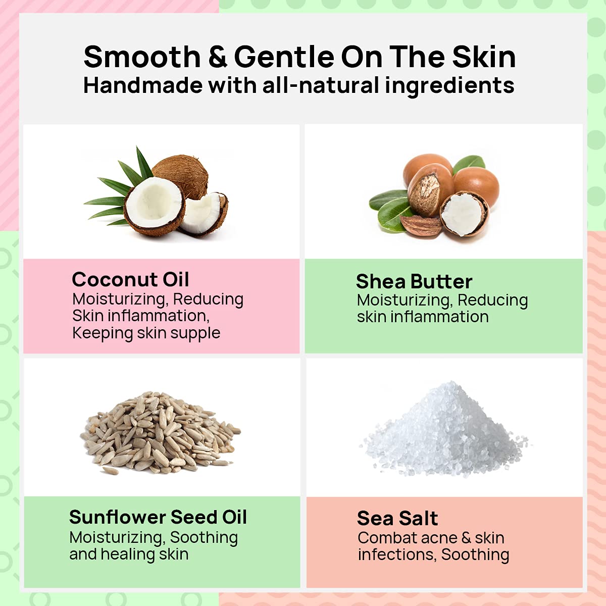 Lagunamoon Bath Bombs Gift Set, 6 Piece XXL Handmade Fizzy Shower Bombs with Essential Oils, Coconut Oil to Moisturize Dry Skin - Relaxing Spa Day for Women, Men, Kids - Birthday, Anniversary