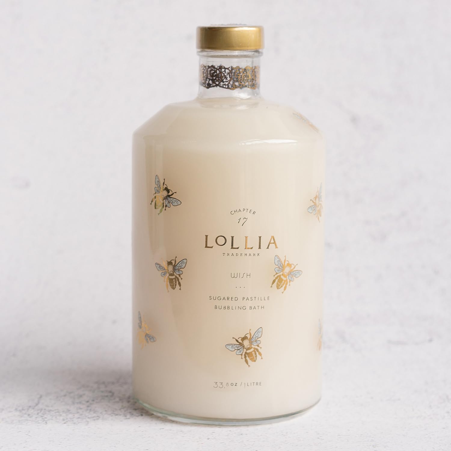 Lollia Bubble Bath, 25 fl. oz. – Soothing & Moisture-Rich Bubble Bath, Hydrating Ingredients, Enchanting Floral Bubble Bath for Women