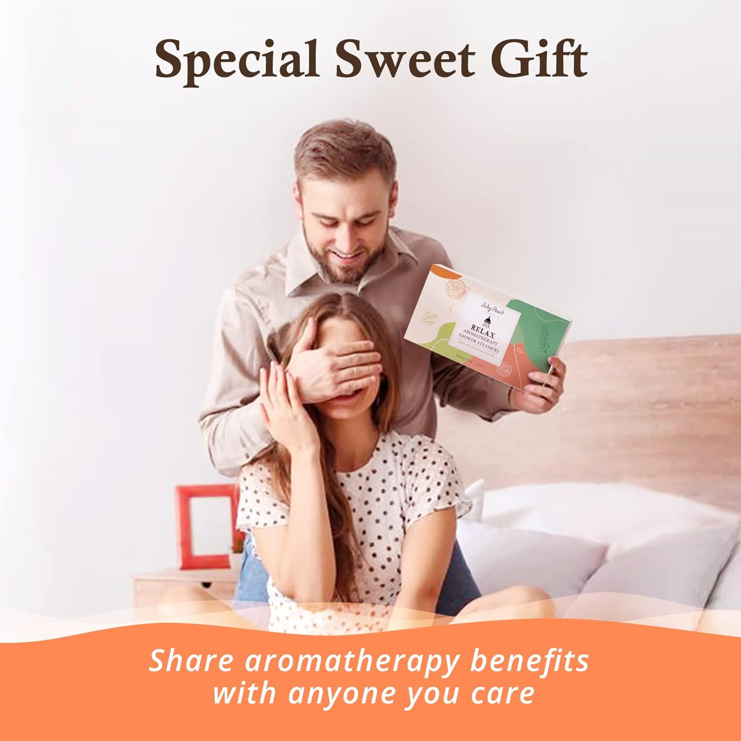 Shower Steamers Aromatherapy 6 Packs Shower Tablets with Essential Oil for Home SPA & Self Care, Stress Relief, Birthday Gifts for Women and Men, Eucalyptus Shower Bath Bombs - BABYPEACH