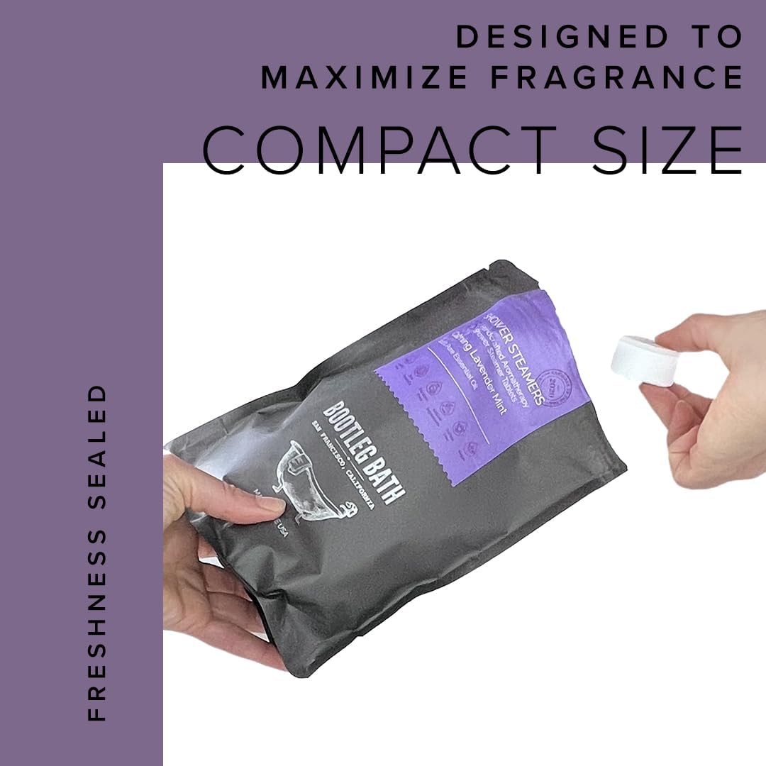 BOOTLEG BATH Shower Steamers Aromatherapy 15 Pack, 100% Pure Essential Oil, Eucalyptus, All Natural, for Men and Women, Made in USA