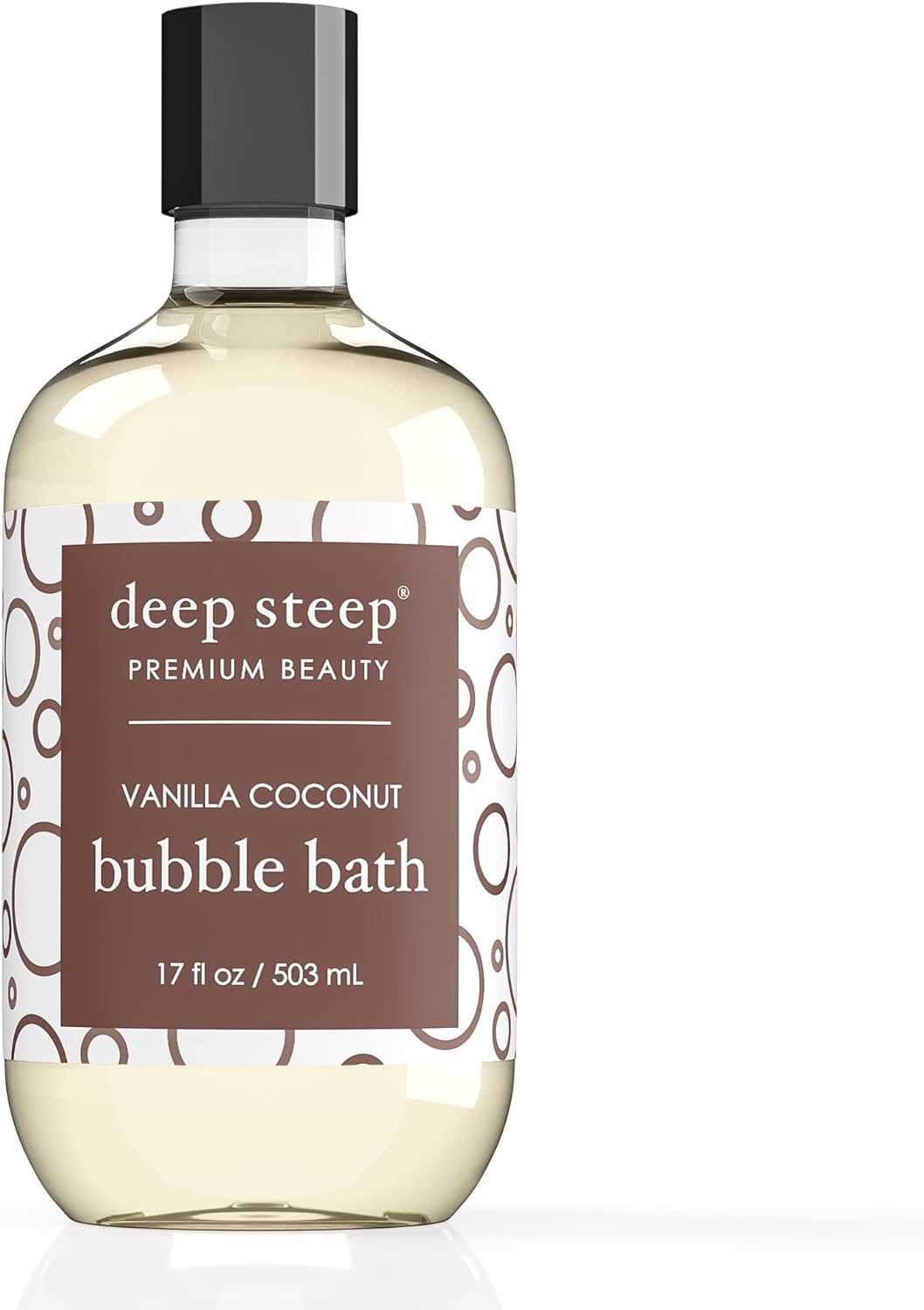 Deep Steep Bubble Bath, 17 Ounce (Pack of 2) (Vanilla Coconut)