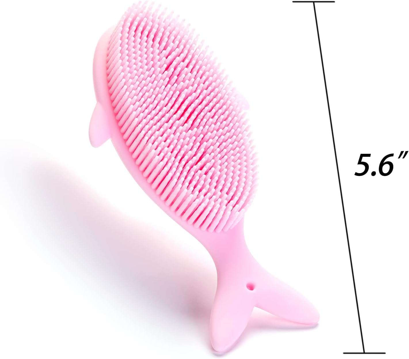 Premium Sensory Brush for Kids or Autism,Soft Silicone Body Scrubber,2 in 1 Sensory Room Occupational Therapy Sensory Brushes,Silicone Loofah,Pets Shower Brush Bath Brush Shampoo Brush(Whale-Teal)