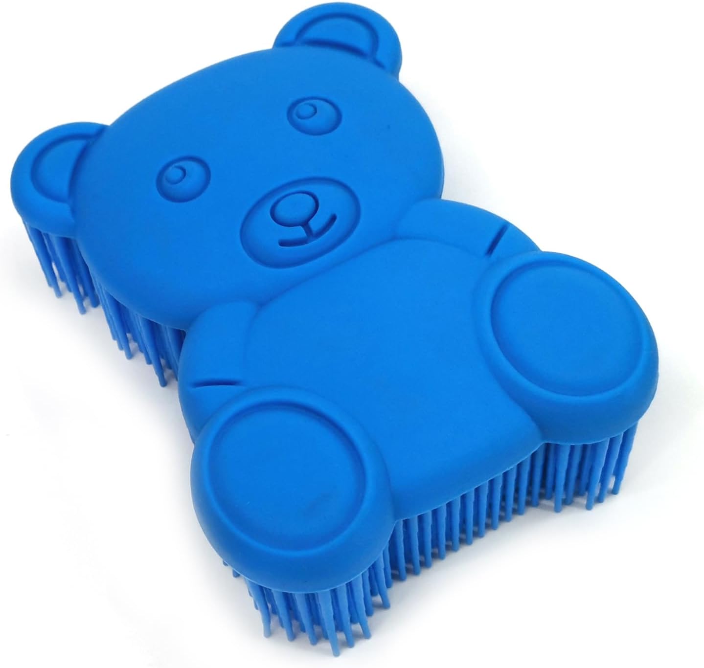 Premium Sensory Brush for Kids or Autism,Soft Silicone Body Scrubber,2 in 1 Sensory Room Occupational Therapy Sensory Brushes,Silicone Loofah,Pets Shower Brush Bath Brush Shampoo Brush(Whale-Teal)