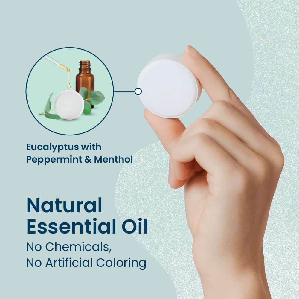 BodyRestore Shower Steamers Aromatherapy 15 Pack - Christmas Gifts Stocking Stuffers, Relaxation Birthday Gifts for Women and Men, Stress Relief and Luxury Self Care, Eucalyptus Shower Bath Bombs