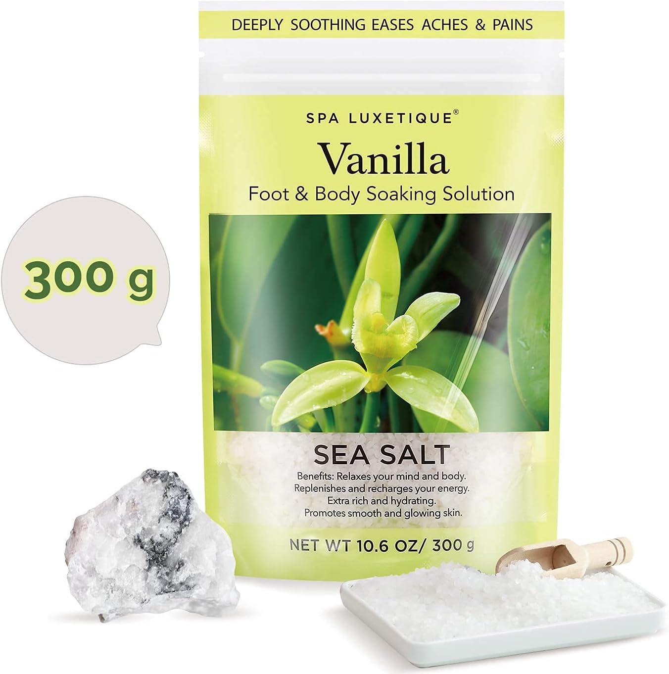 Bath Salts, Spa Luxetique Bath Salt for Soaking, Epsom Salts Set with 6 Pack Bath Salts, Wooden Spoons for Bath Salts, 0.5oz Argan Oil, Bath Salts for Women Relaxing Christmas Gifts,Gifts for Mom