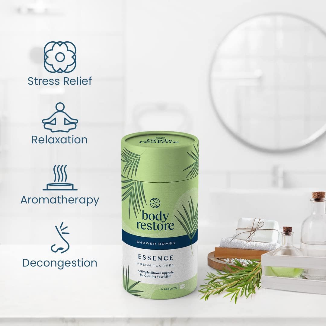 Body Restore Bath Bombs Aromatherapy 6 Packs - Christmas Gifts Stocking Stuffers, Relaxation Birthday Gifts for Women and Men, Stress Relief and Luxury Self Care - Lavender