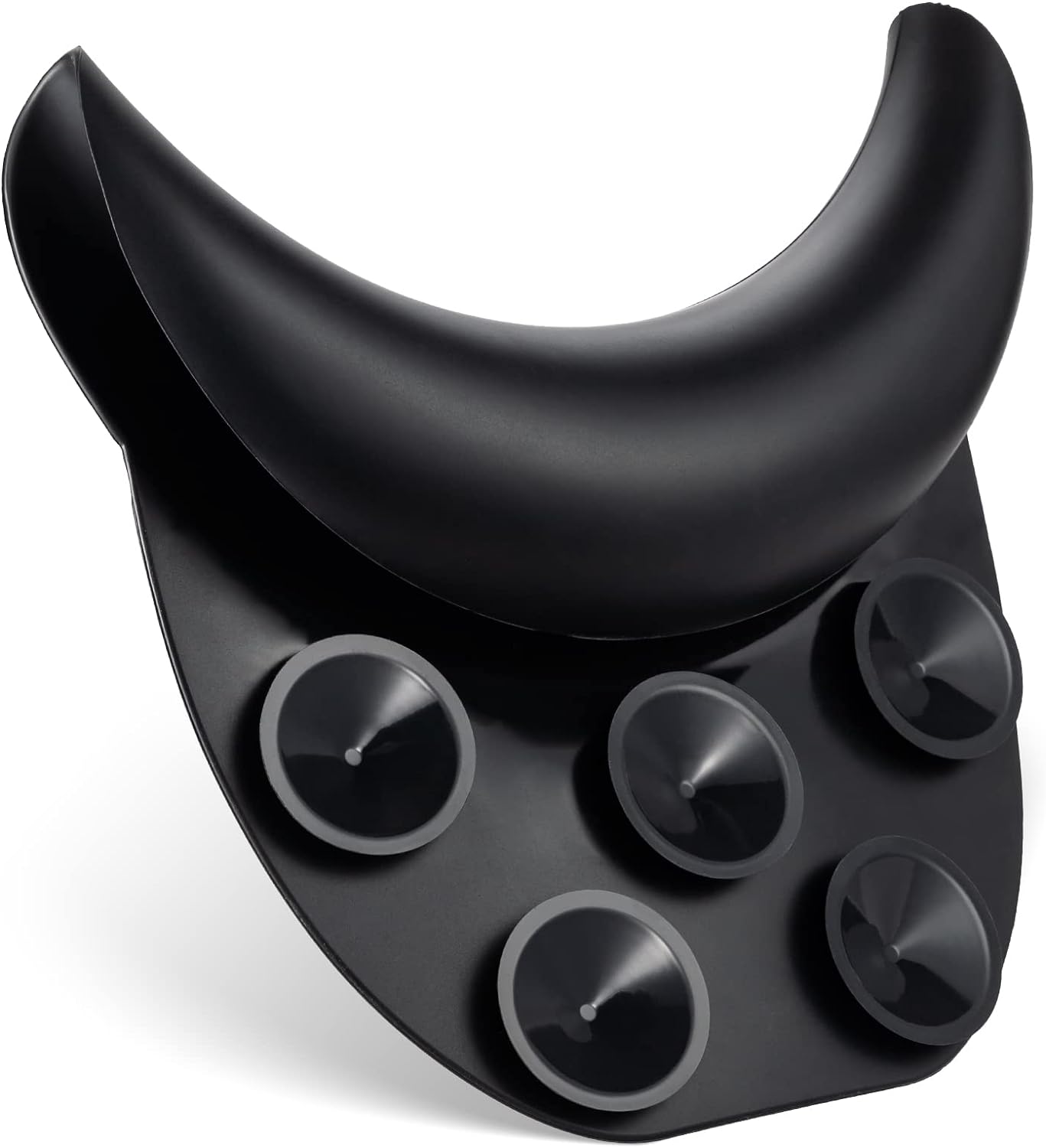 Noverlife Soft Silicone Shampoo Bowl Neck Rest, Non-Slip Shampoo Bowl Neck Pillow, Salon Sink Neck Cushion with Suction Cups, Salon Silicone Hair Washing Neck Pillow for Salon Hair Spa Washing Basin