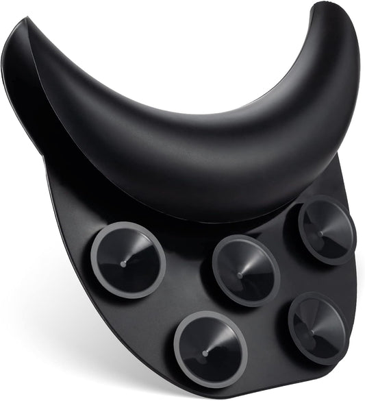 Noverlife Soft Silicone Shampoo Bowl Neck Rest, Non-Slip Shampoo Bowl Neck Pillow, Salon Sink Neck Cushion with Suction Cups, Salon Silicone Hair Washing Neck Pillow for Salon Hair Spa Washing Basin