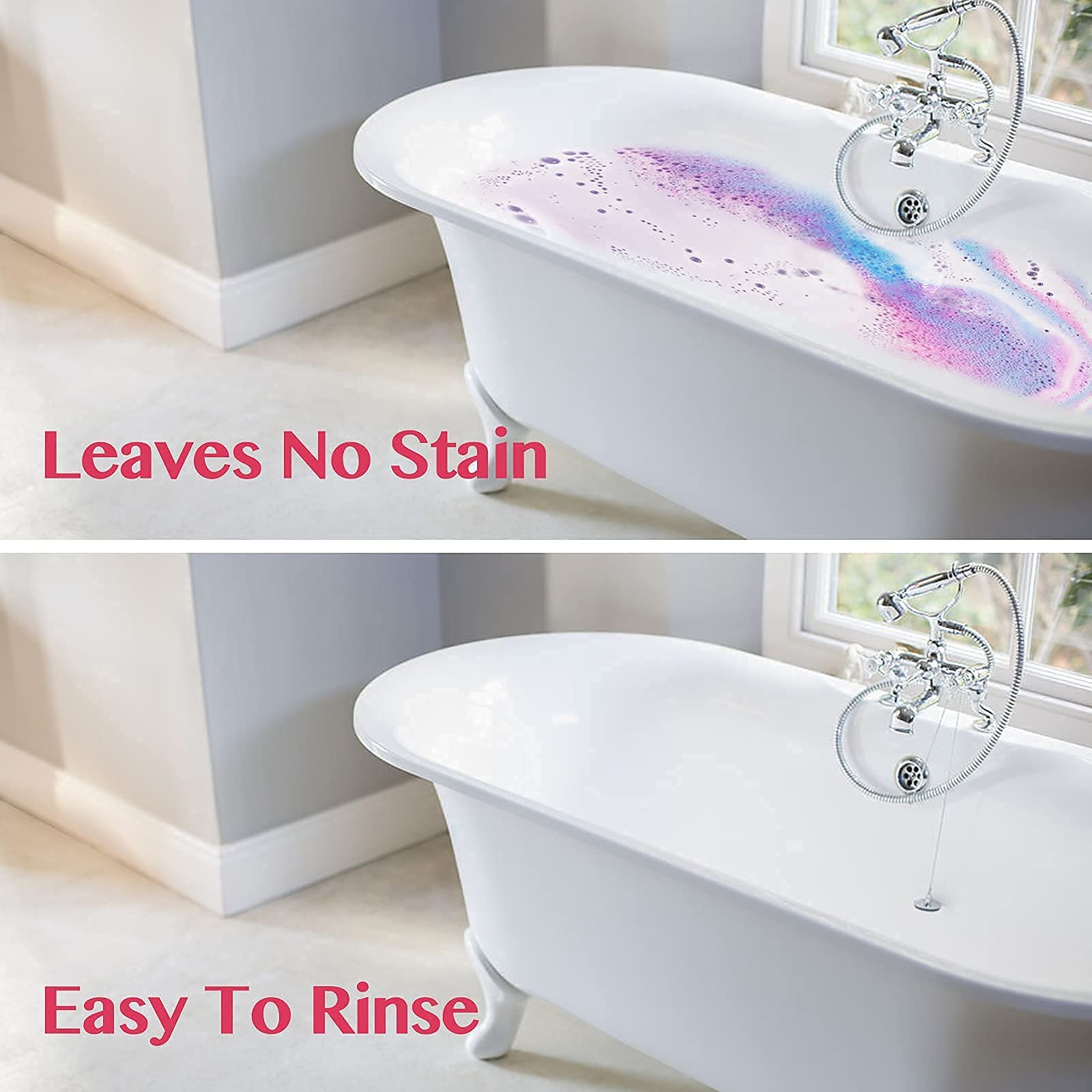 Lagunamoon Bath Bombs Gift Set, 6 Piece XXL Handmade Fizzy Shower Bombs with Essential Oils, Coconut Oil to Moisturize Dry Skin - Relaxing Spa Day for Women, Men, Kids - Birthday, Anniversary