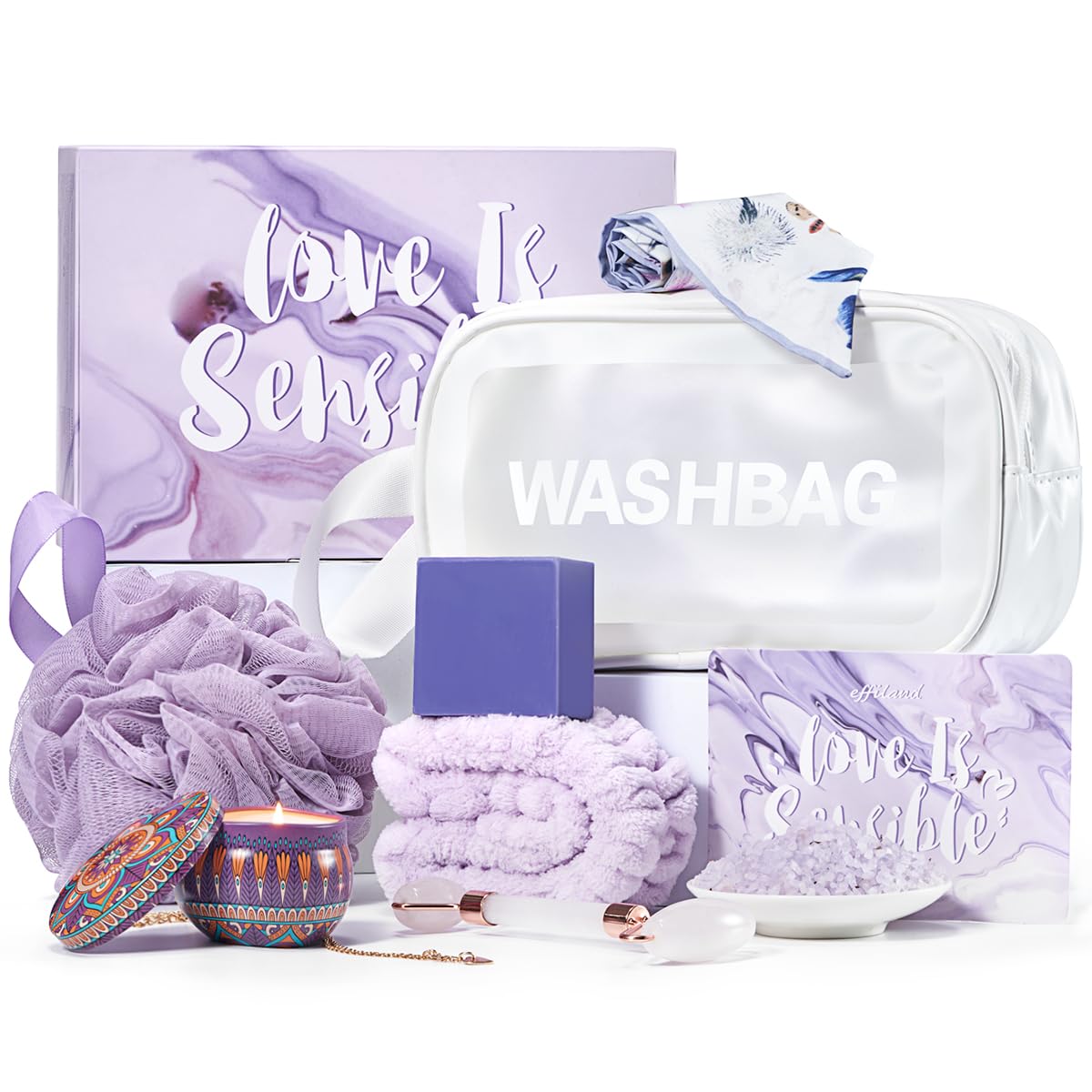 Effiland Aromatherapy Shower Steamers Shower Gifts,Soap Holder Set, 6-Pack Shower Bombs,Gift for Women,Relaxing Self Care