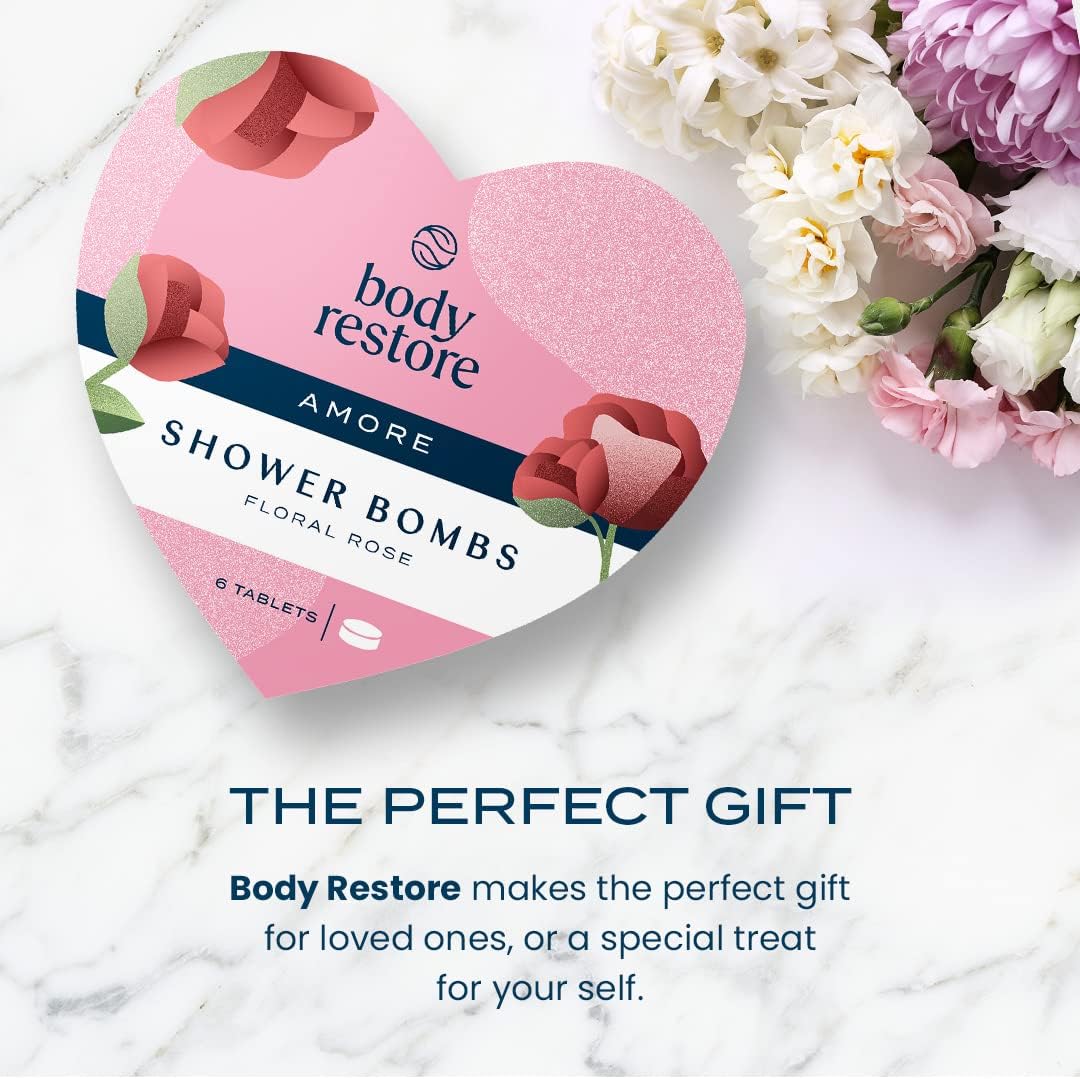 Body Restore Bath Bombs Aromatherapy 6 Packs - Christmas Gifts Stocking Stuffers, Relaxation Birthday Gifts for Women and Men, Stress Relief and Luxury Self Care - Lavender