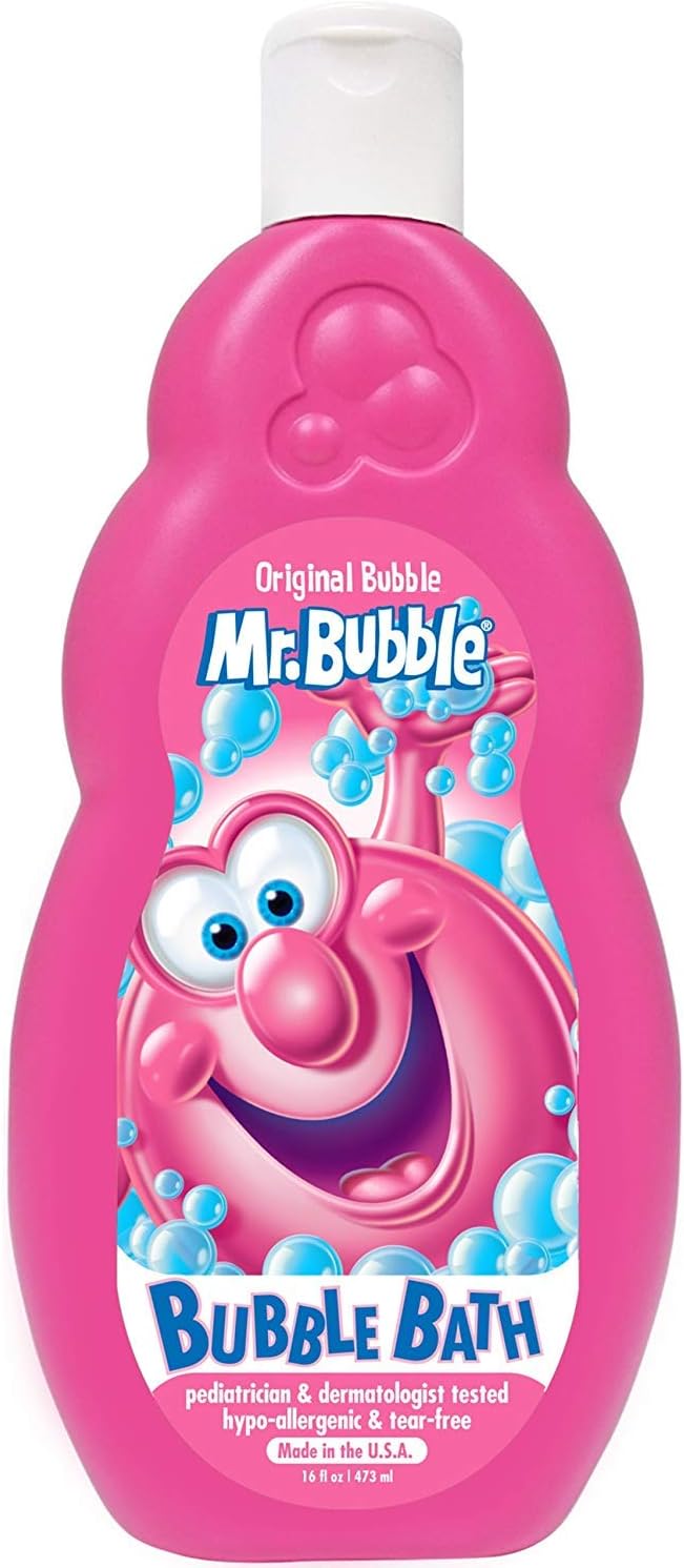 Mr. Bubble Liquid Bubble Bath, Original 16 oz (Pack of 7)