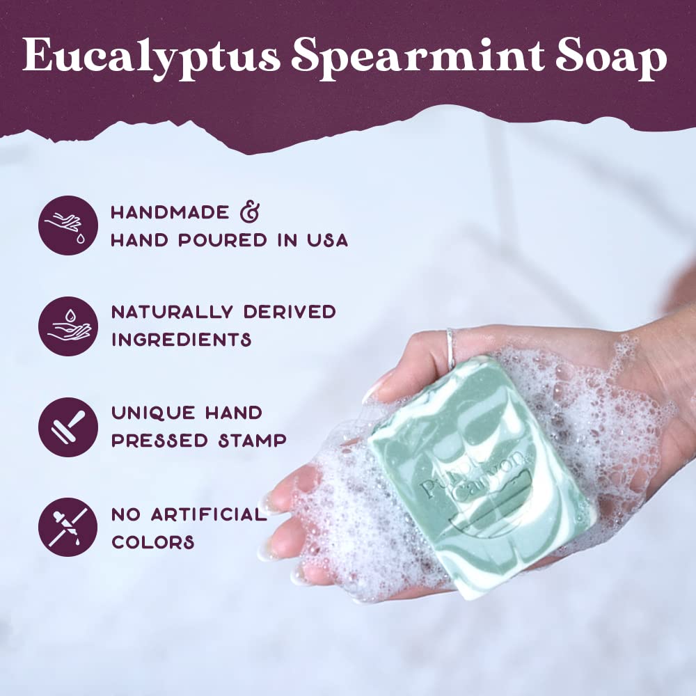 Purple Canyon Mystic Spa Box | 7 Piece Full Size Lavender Spa Kit for Self Care | Bath and Body Gifts for Women