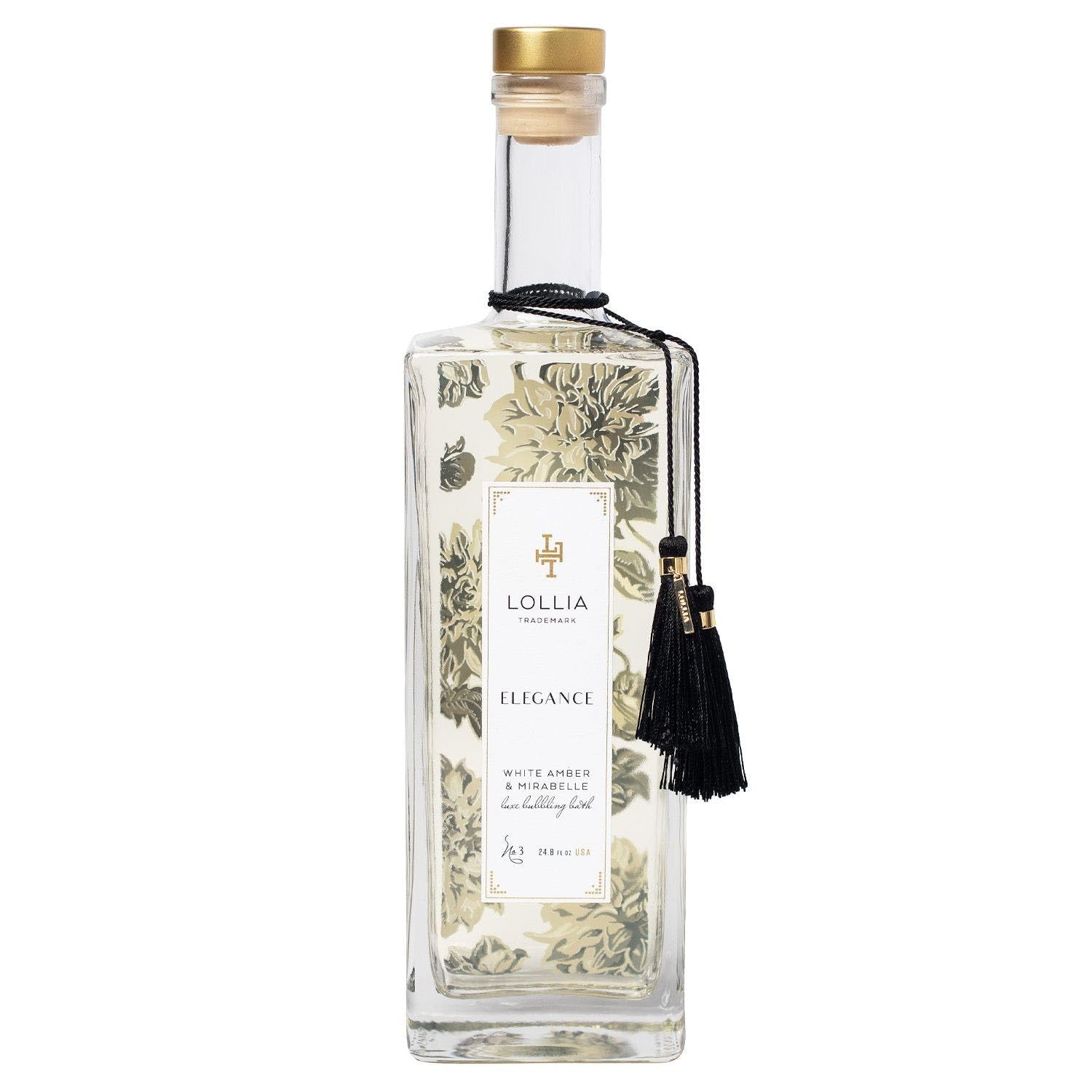 Lollia Bubble Bath, 25 fl. oz. – Soothing & Moisture-Rich Bubble Bath, Hydrating Ingredients, Enchanting Floral Bubble Bath for Women