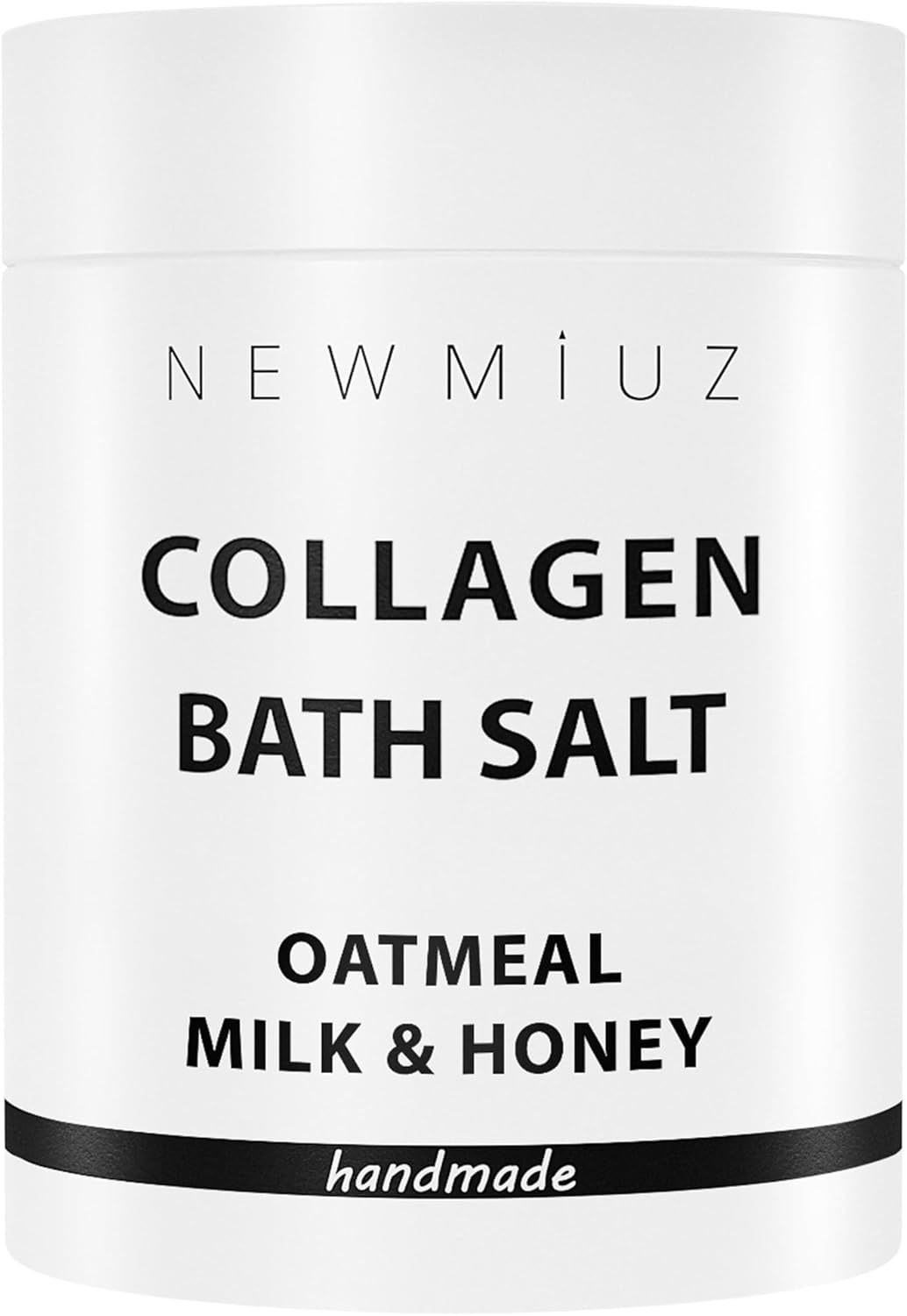 Collagen Bath Salt Soak Moisturize Soften Skin Magnesium Coconut Oatmeal Honey Epsom Salt Luxury Spa Destress Relaxation Gifts for Women and Men