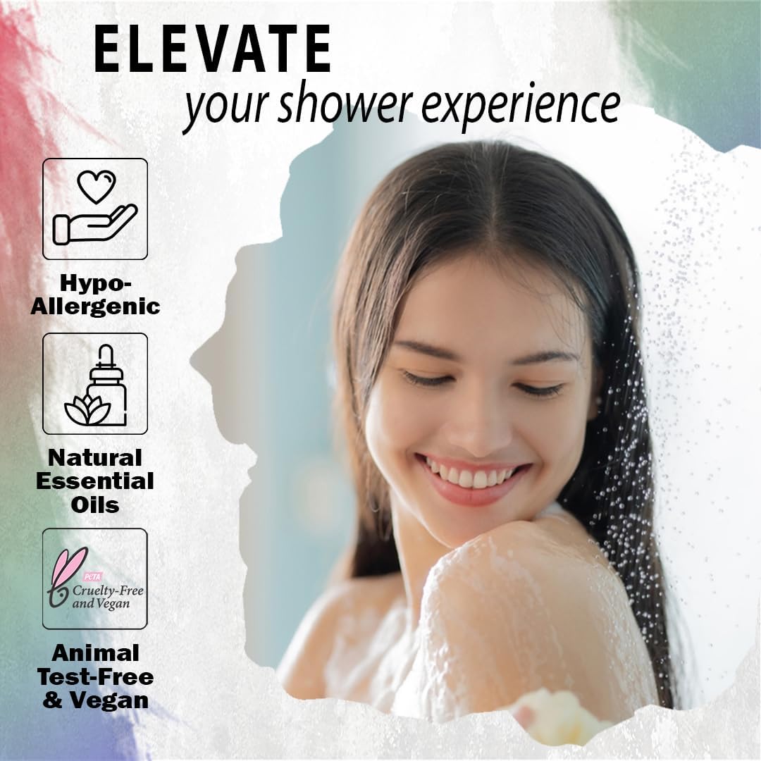 Shower Bombs Aromatherapy - Shower Steamers with Organic Oils for Vaporizing Steam Spa - Vapor Shower Tablets, Shower Melts - Self-Care Gifts for Women and Men, Valentine's Gift for Him/Her