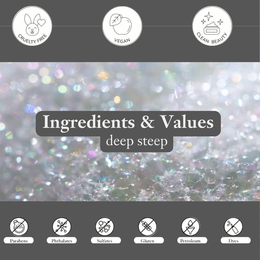 Deep Steep Classic Bubble Bath Lathering Lavender Chamomile and Coconut Variety Bundle Pack of 2, 33.8 Ounce (Pack of 2)