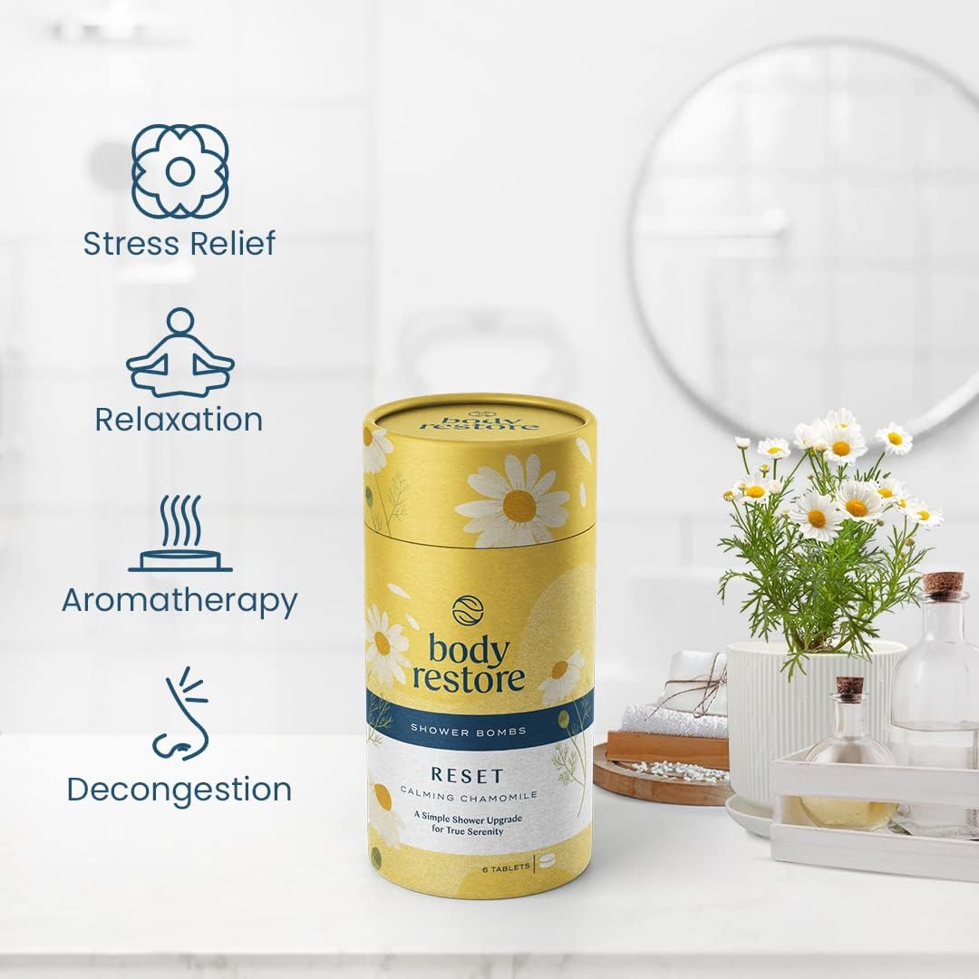 Body Restore Bath Bombs Aromatherapy 6 Packs - Christmas Gifts Stocking Stuffers, Relaxation Birthday Gifts for Women and Men, Stress Relief and Luxury Self Care - Lavender