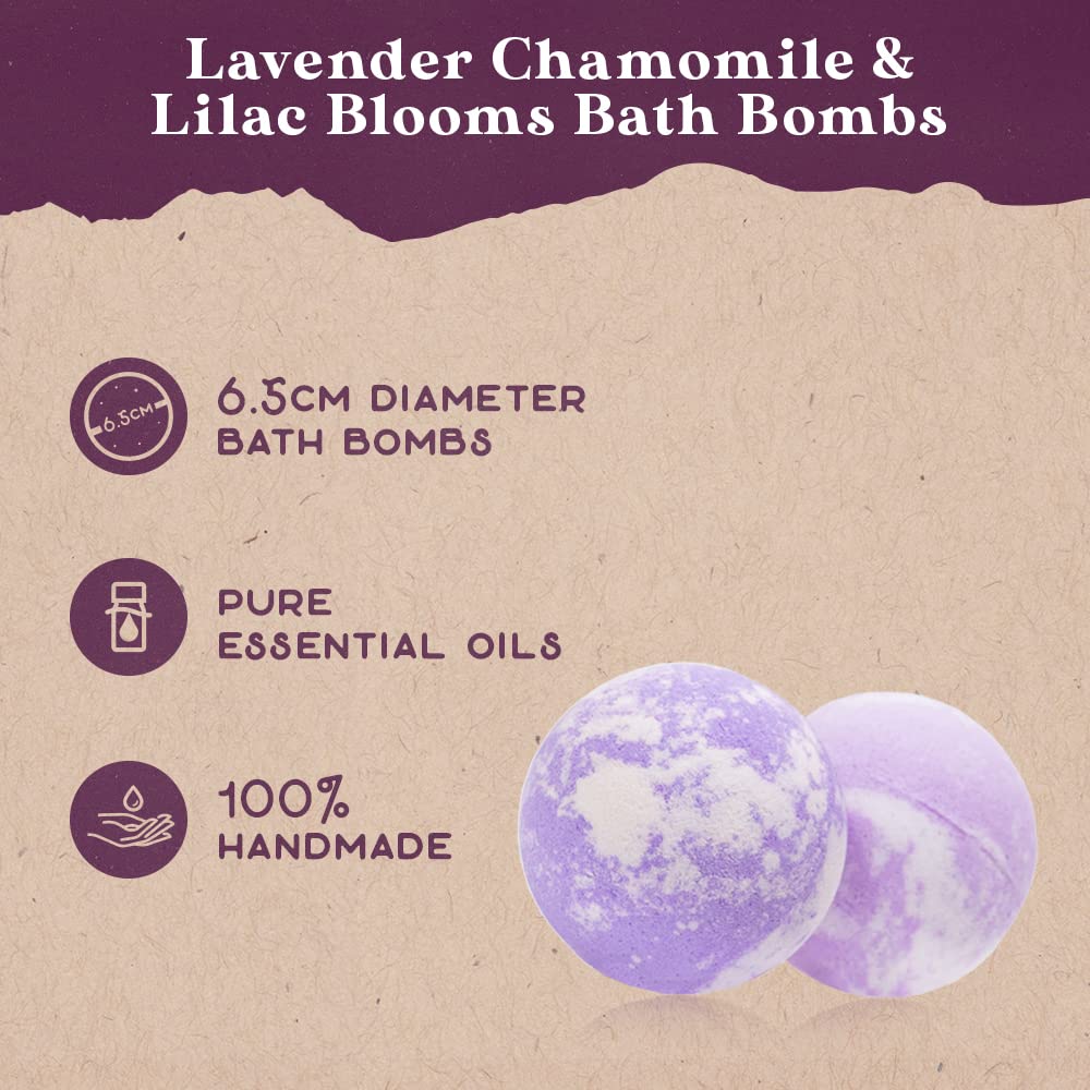 Purple Canyon Mystic Spa Box | 7 Piece Full Size Lavender Spa Kit for Self Care | Bath and Body Gifts for Women