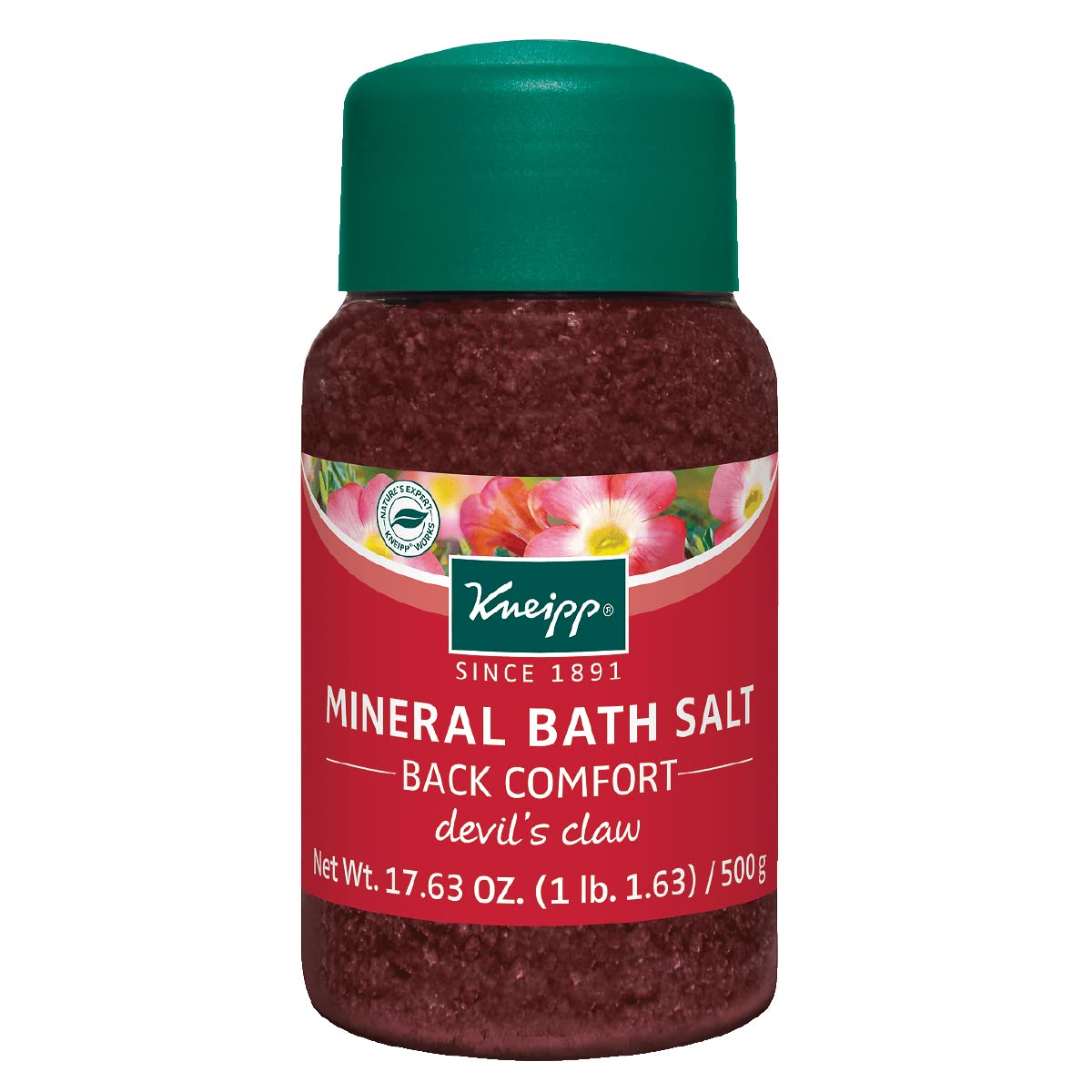 Kneipp Mineral Bath Salt Pampering Gift Set, Lavender, Dream Away, Arnica for Joints, Refreshing Eucalyptus, 2.1 Ounce 4-Pack